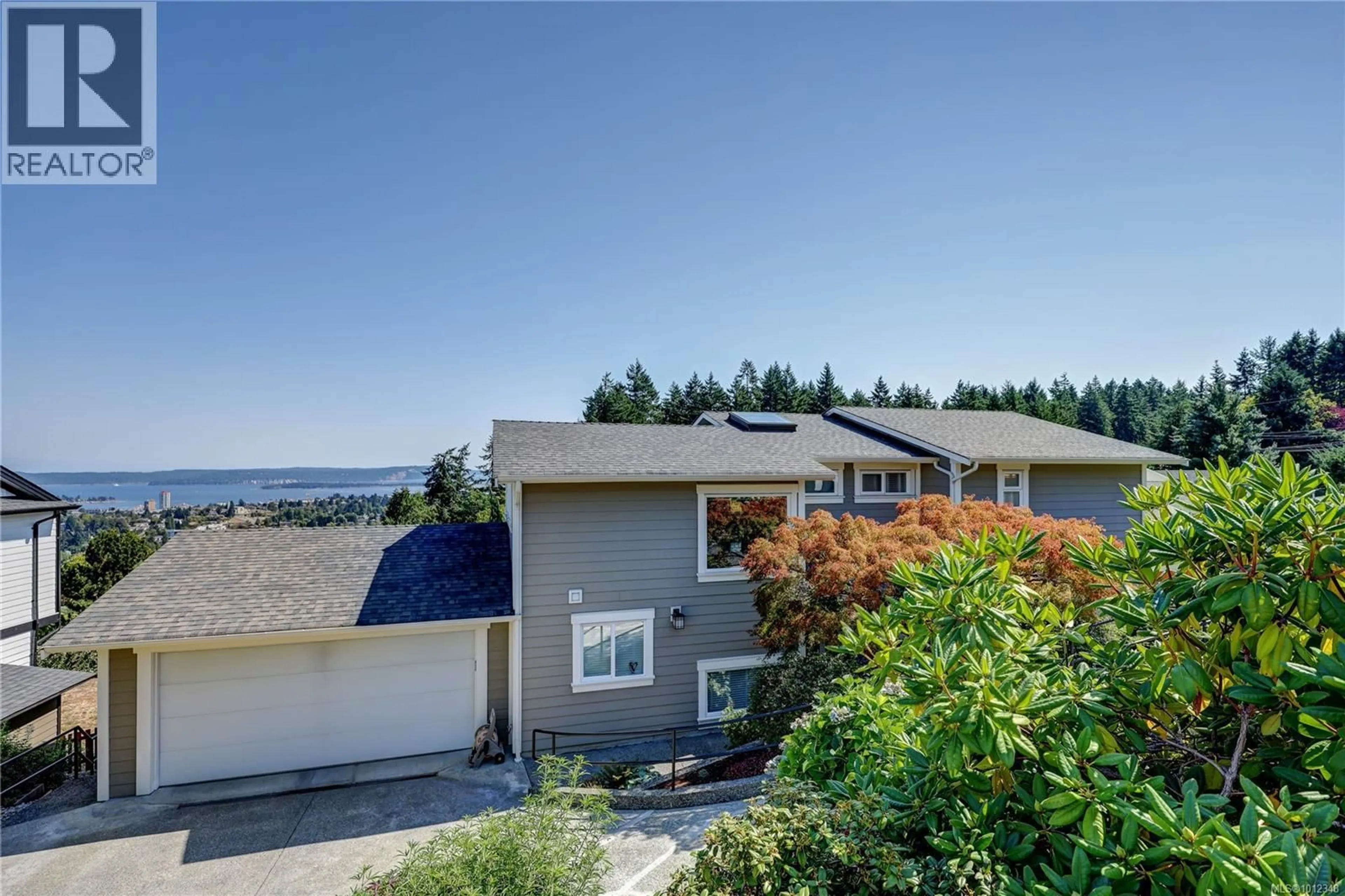 A pic from outside/outdoor area/front of a property/back of a property/a pic from drone, water/lake/river/ocean view for 206 CONCORDIA PLACE, Nanaimo British Columbia V9R6A9
