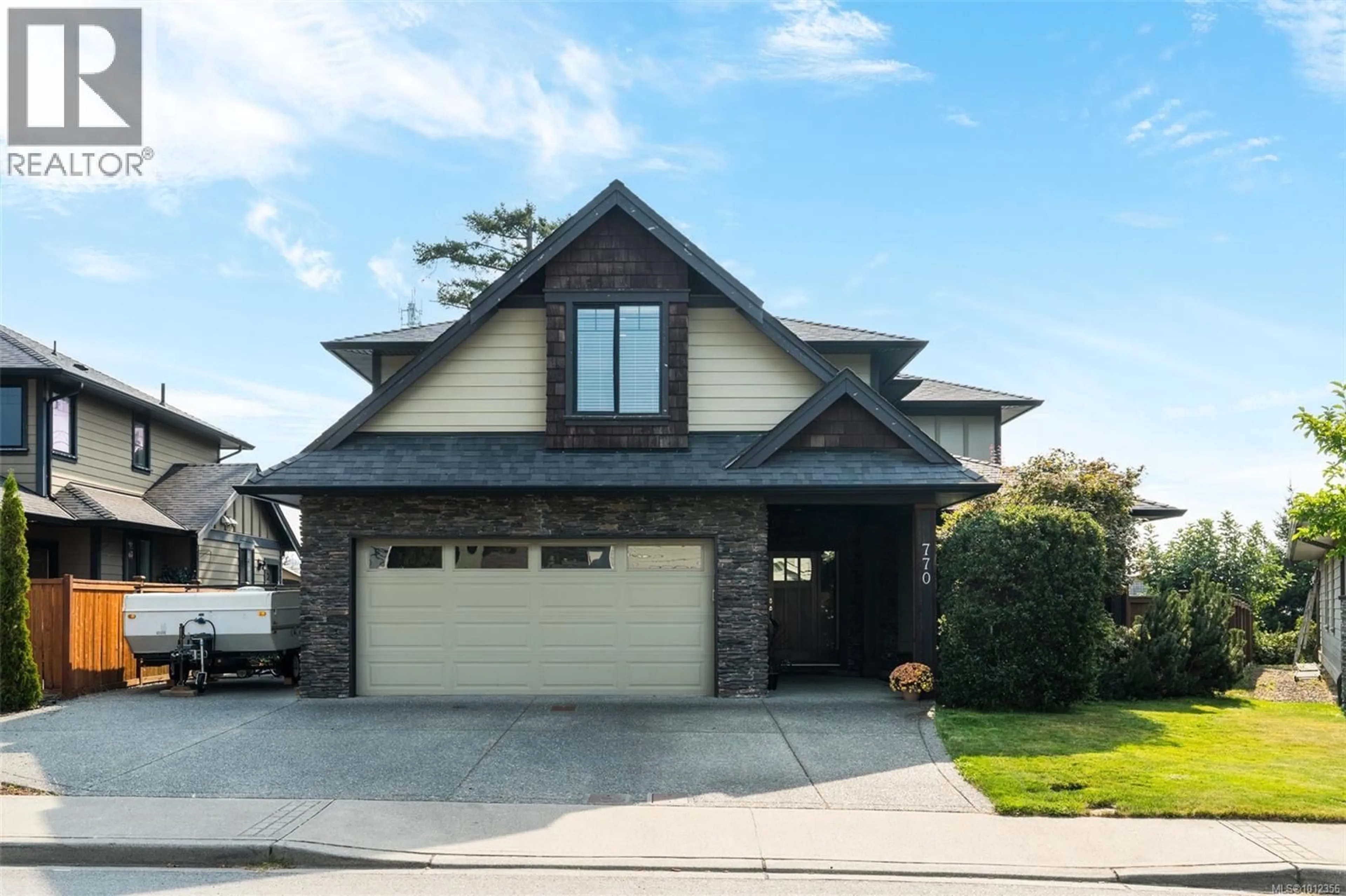 Home with vinyl exterior material, street for 770 EGRET CLOSE, Langford British Columbia V9B0R1