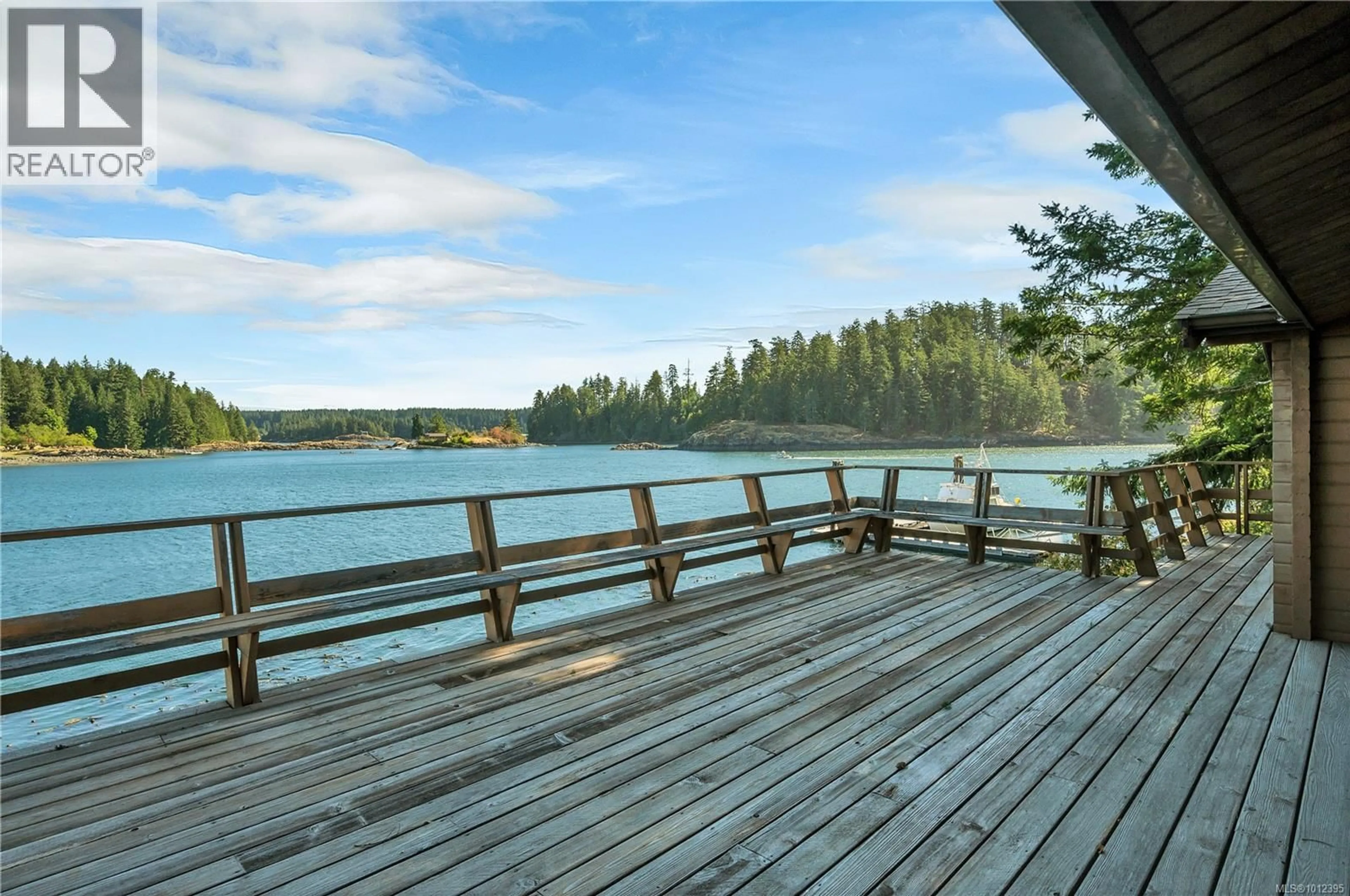 Patio, water/lake/river/ocean view for 1030 VARGAS ROAD, Quadra Island British Columbia V0P1N0