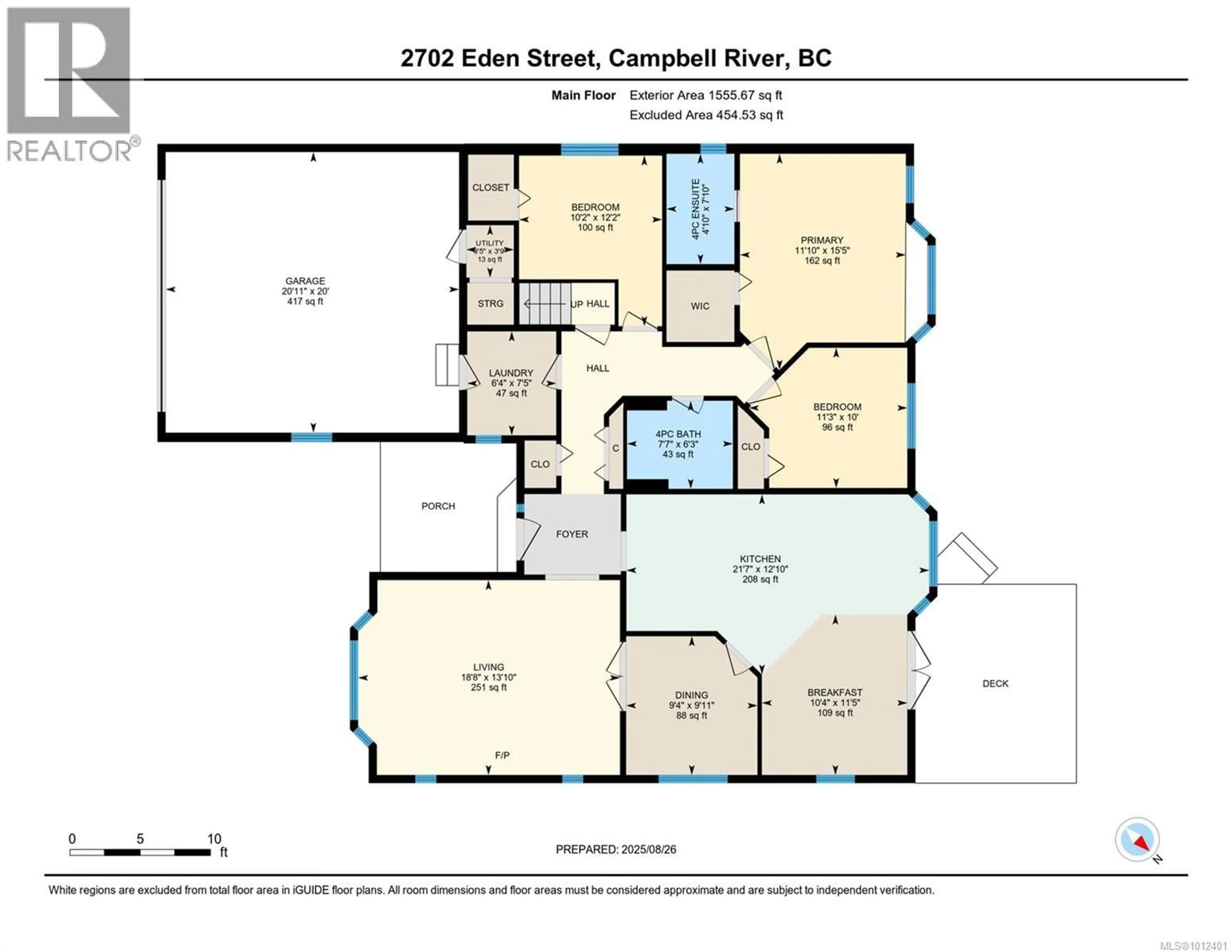 Floor plan for 2702 EDEN STREET, Campbell River British Columbia V9H1S7