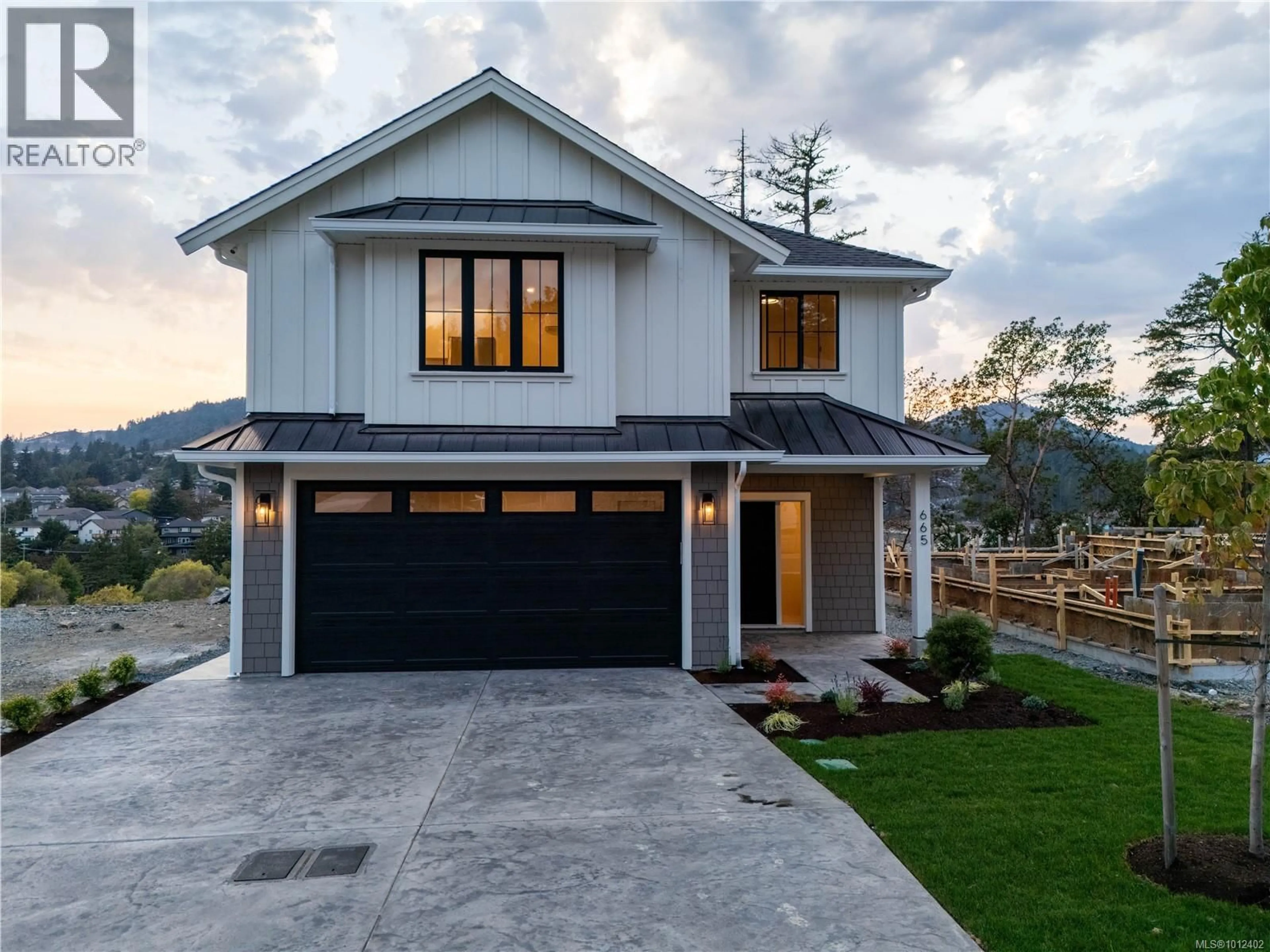 Home with vinyl exterior material, street for 665 MADRONA PLACE, Langford British Columbia V9B6C6