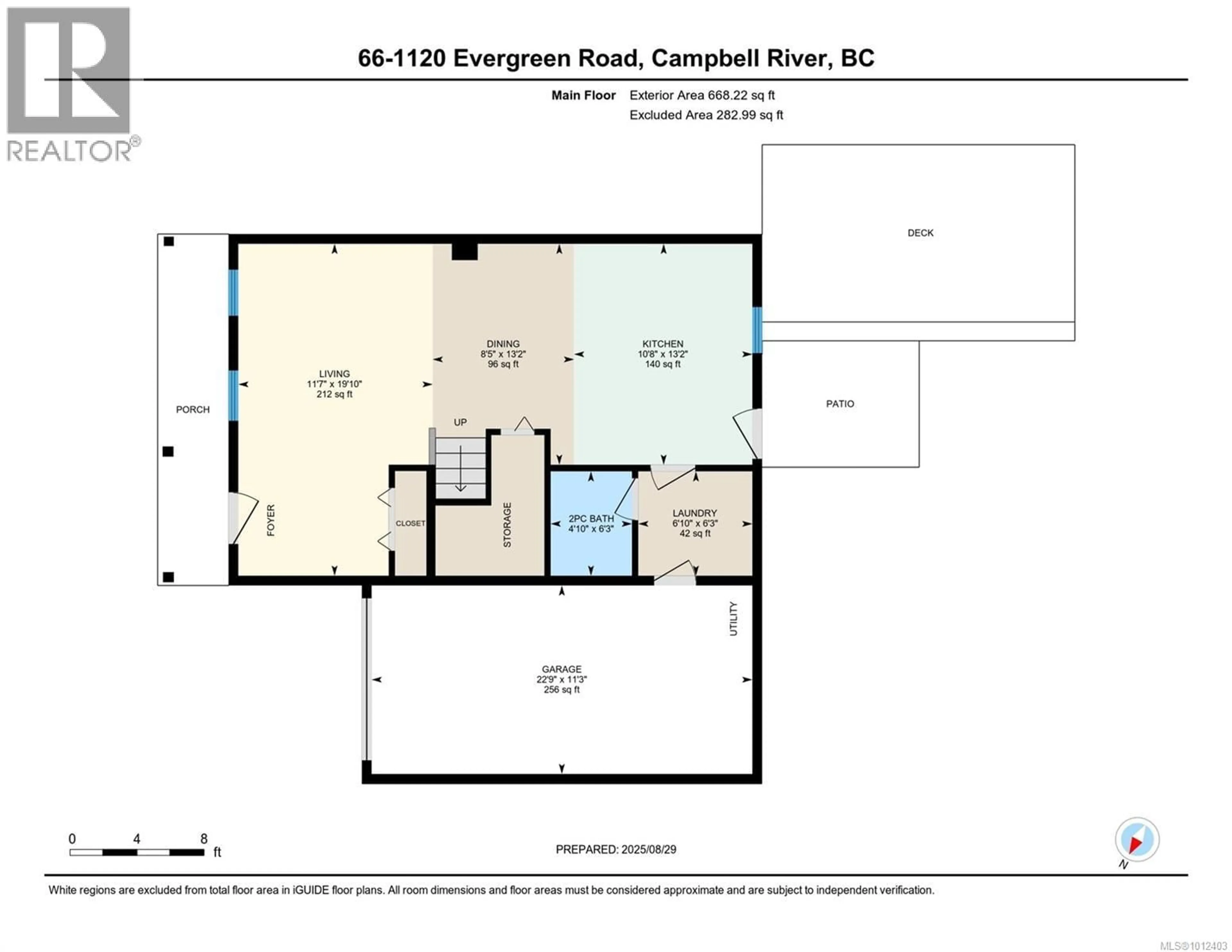 Floor plan for 66 - 1120 EVERGREEN ROAD EAST, Campbell River British Columbia V9W0B1