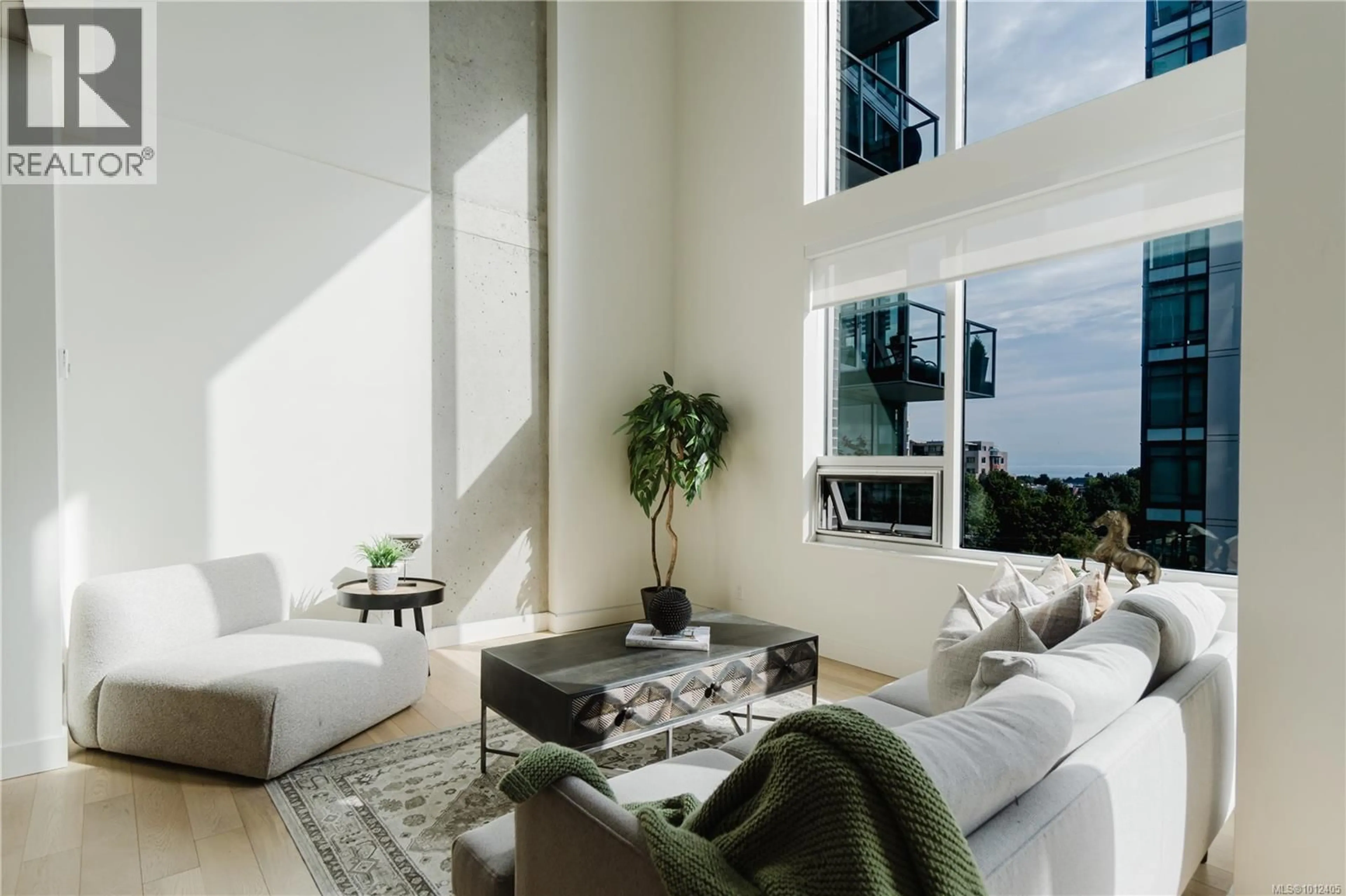 Living room with furniture, unknown for 515 - 989 JOHNSON STREET, Victoria British Columbia V8V0E3