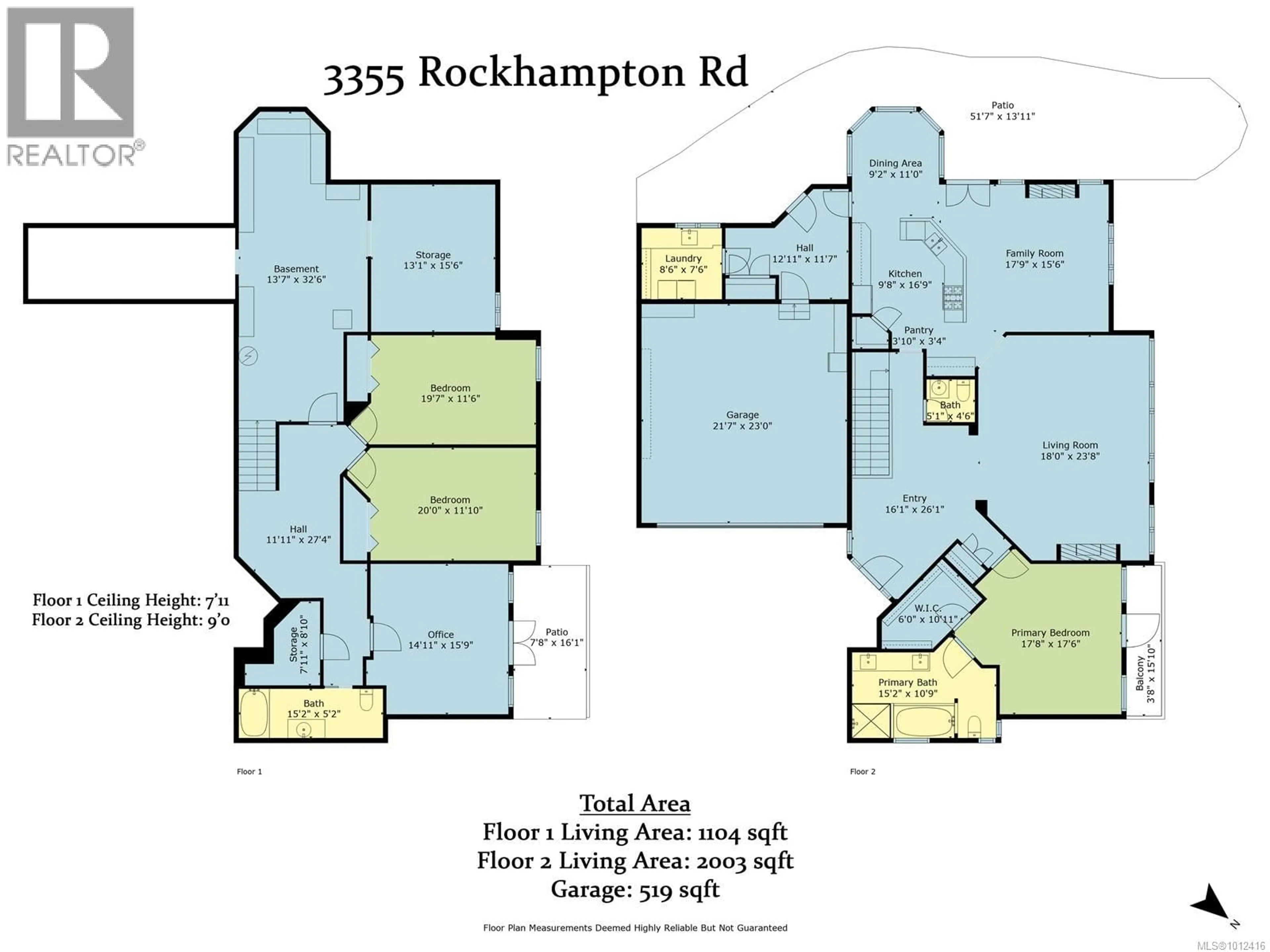 Floor plan for 3355 ROCKHAMPTON ROAD, Nanoose Bay British Columbia V9P9H5