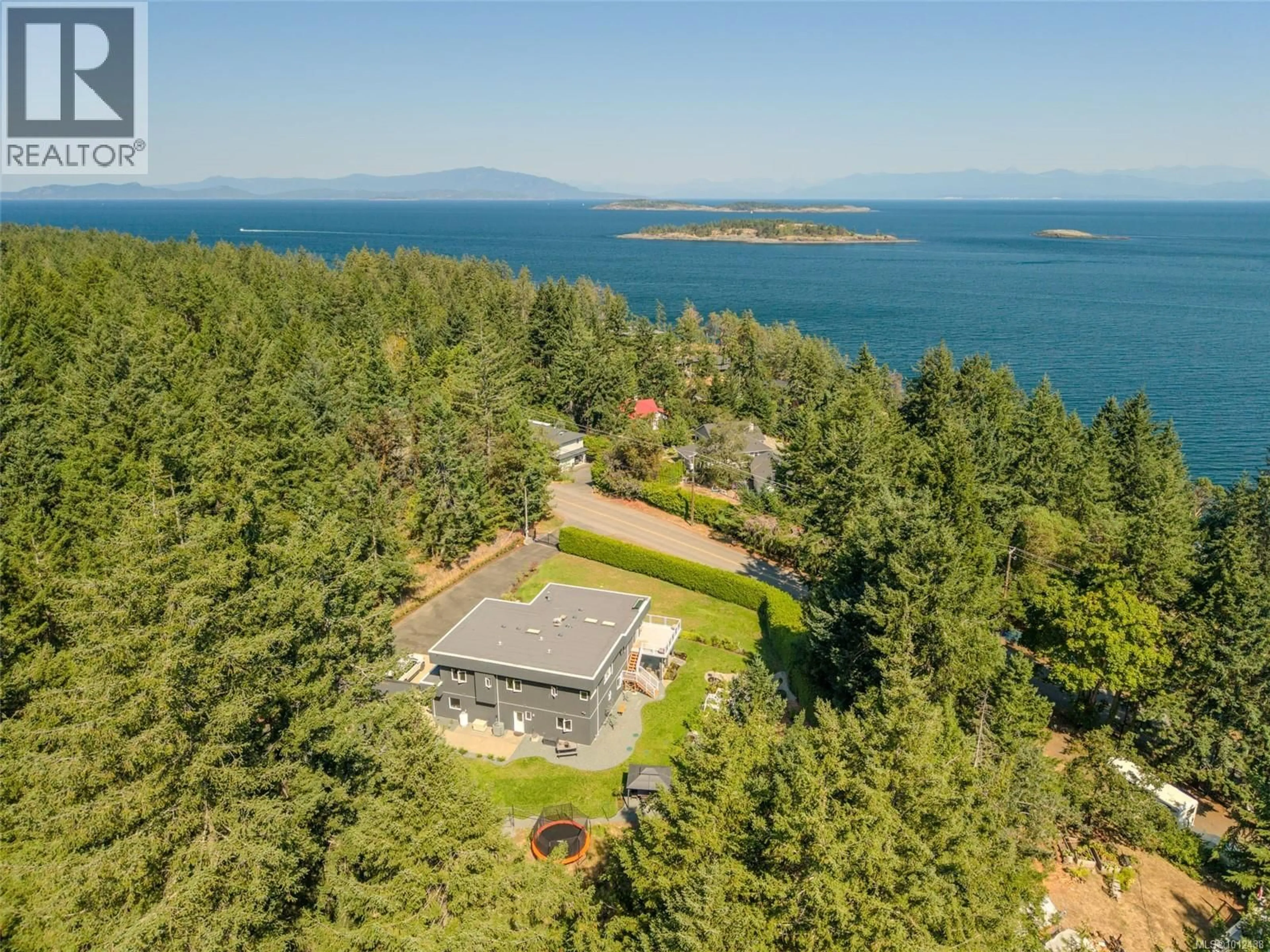 A pic from outside/outdoor area/front of a property/back of a property/a pic from drone, water/lake/river/ocean view for 2904 DOLPHIN DRIVE, Nanoose Bay British Columbia V9P9J4