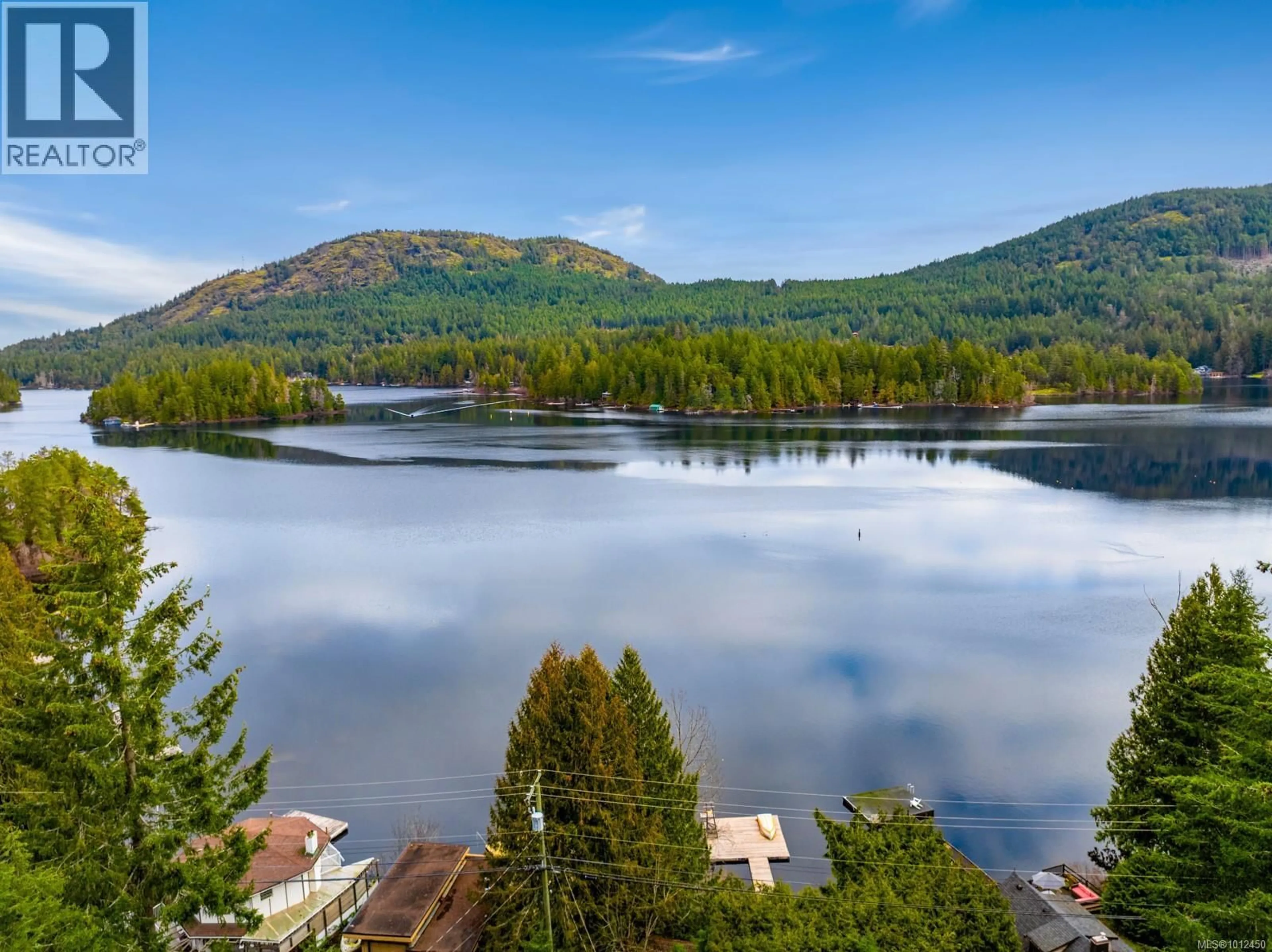 A pic from outside/outdoor area/front of a property/back of a property/a pic from drone, water/lake/river/ocean view for 1761 WEST SHAWNIGAN LAKE ROAD, Shawnigan Lake British Columbia V8H2C4