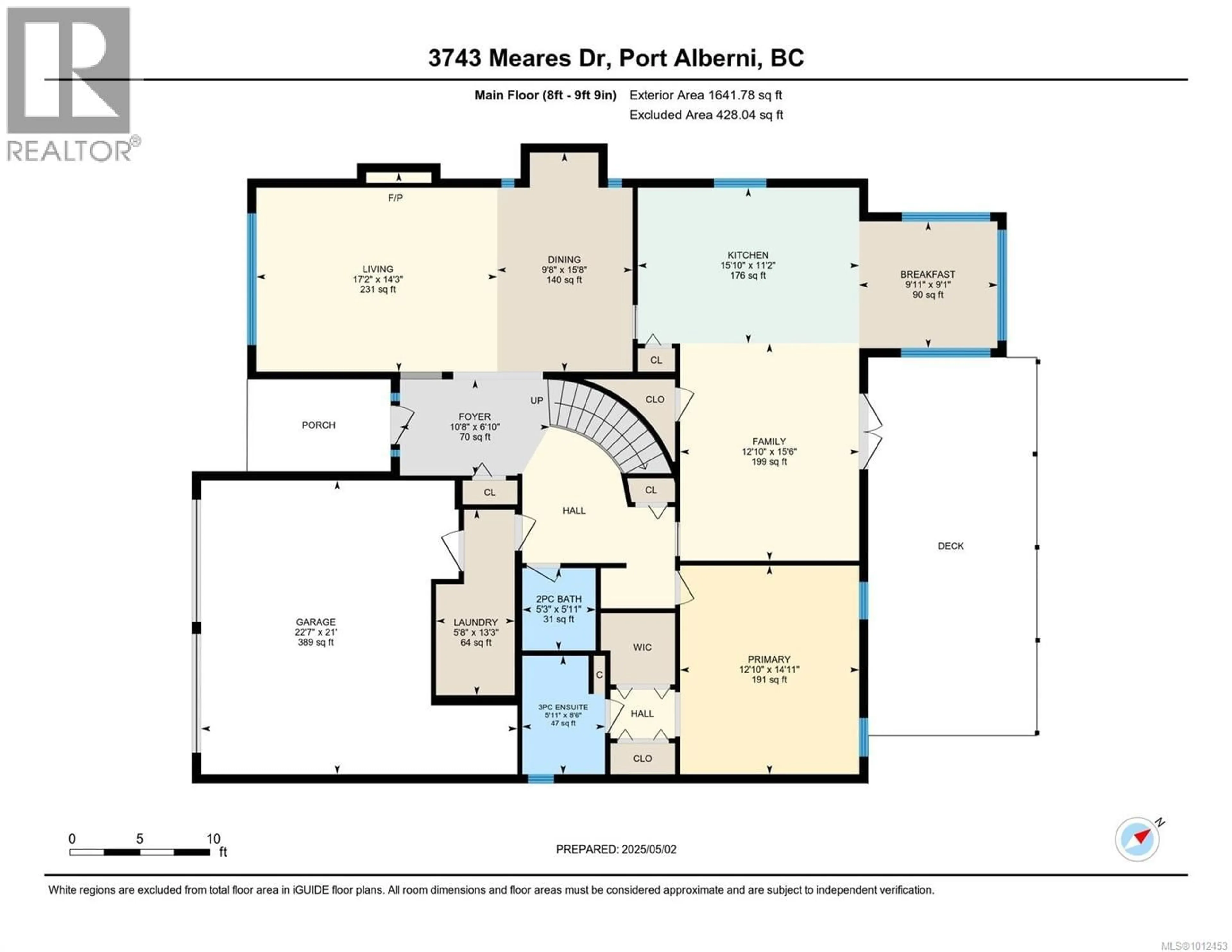 Floor plan for 3743 MEARES DRIVE, Port Alberni British Columbia V9Y5H6