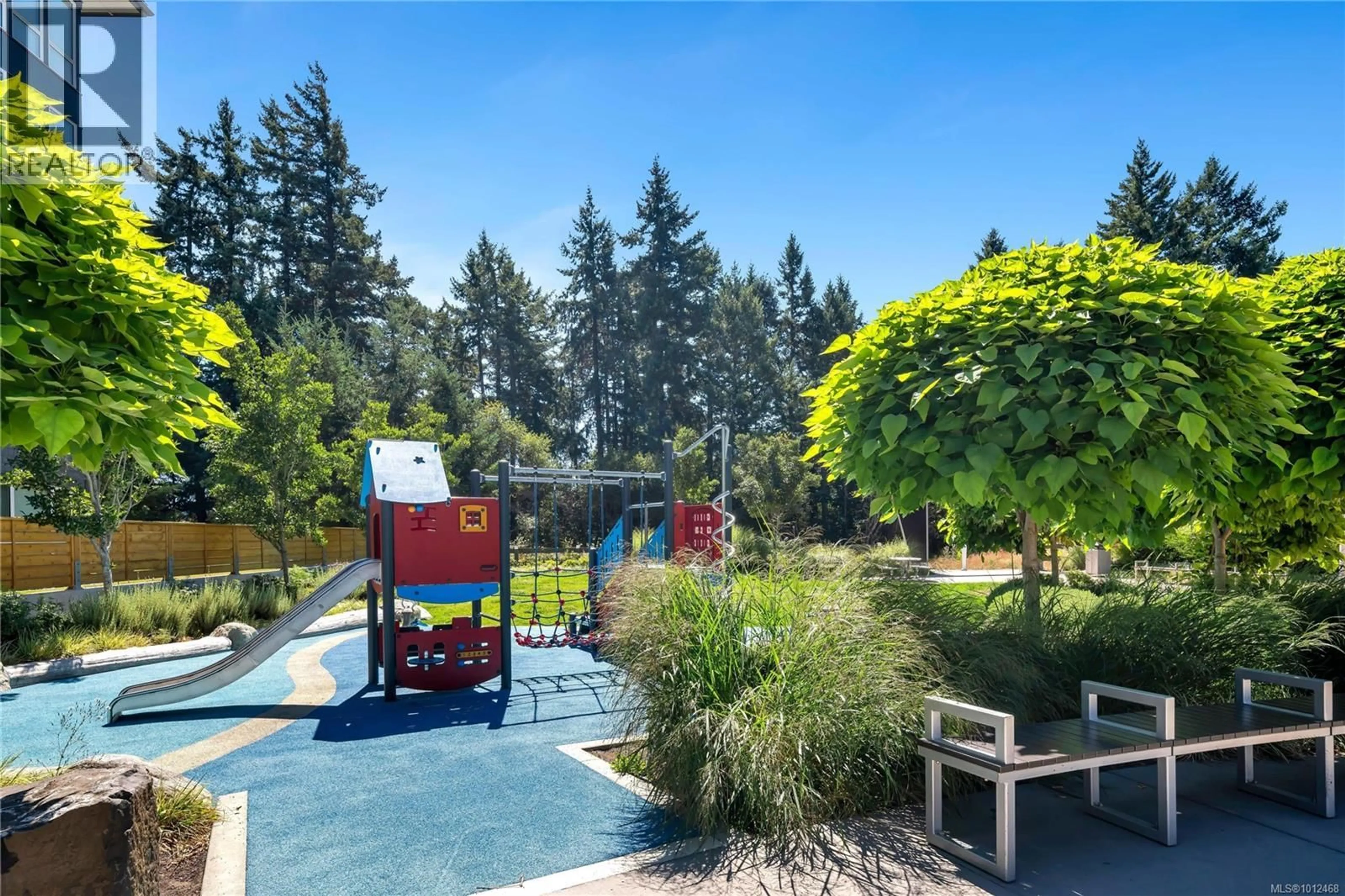 Patio, forest/trees view for 312 - 940 REUNION AVENUE, Langford British Columbia V9B0W6
