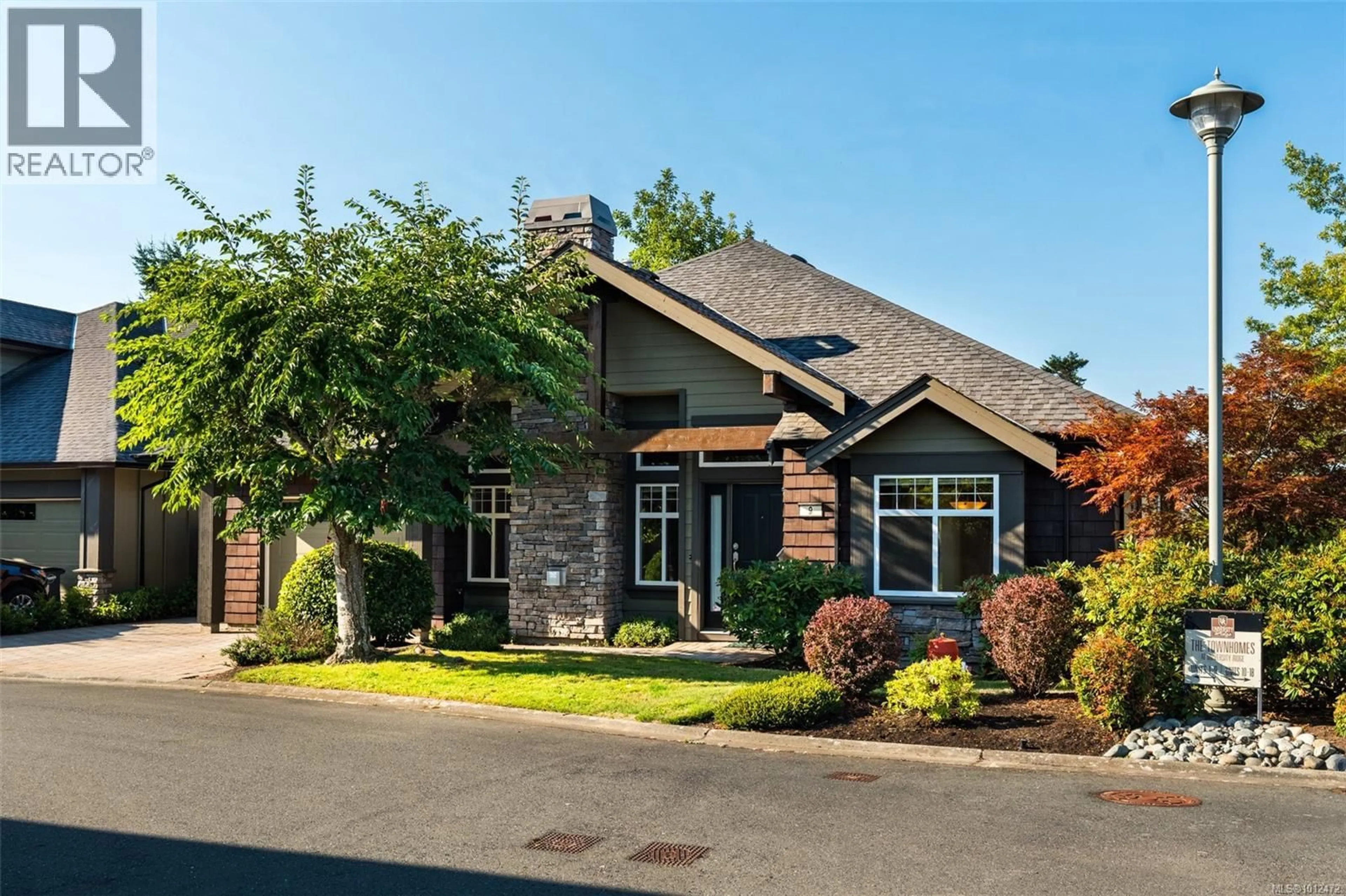 Home with brick exterior material, street for 9 - 2229 GRADUATION PLACE, Saanich British Columbia V8N6W3