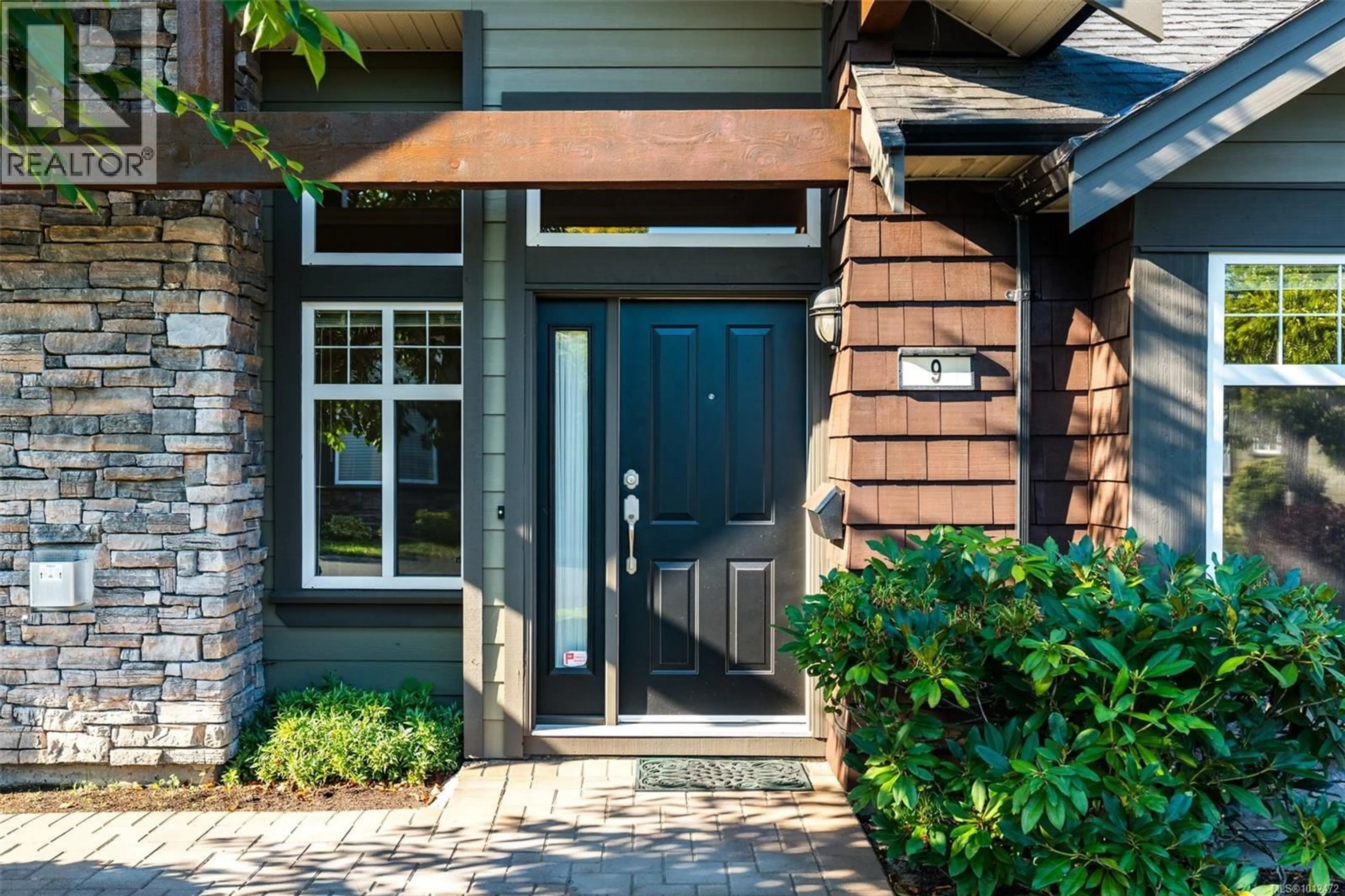 Home with brick exterior material, street for 9 - 2229 GRADUATION PLACE, Saanich British Columbia V8N6W3