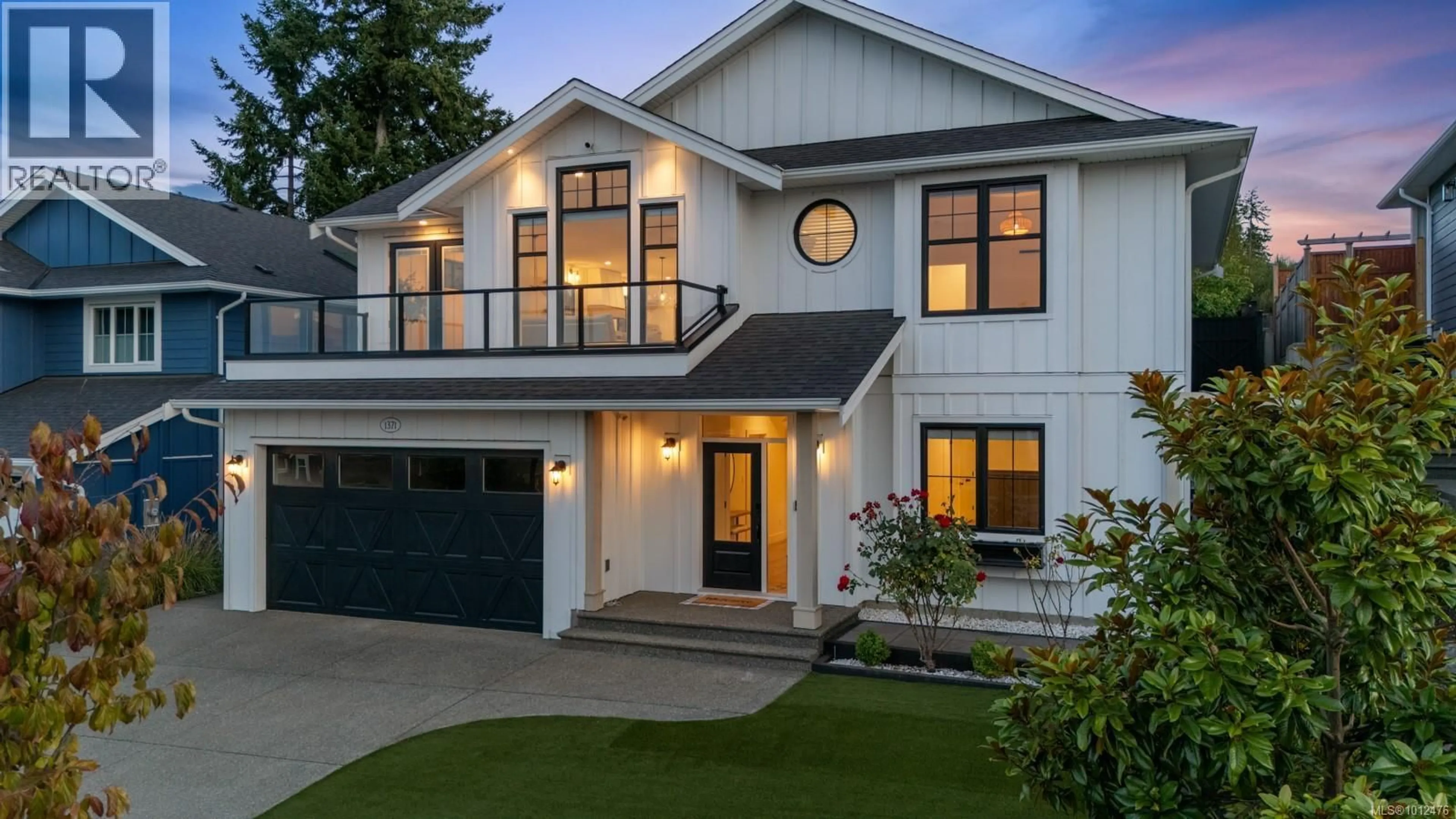 Home with vinyl exterior material, street for 1371 CROWN ISLE BOULEVARD, Courtenay British Columbia V9N0E2