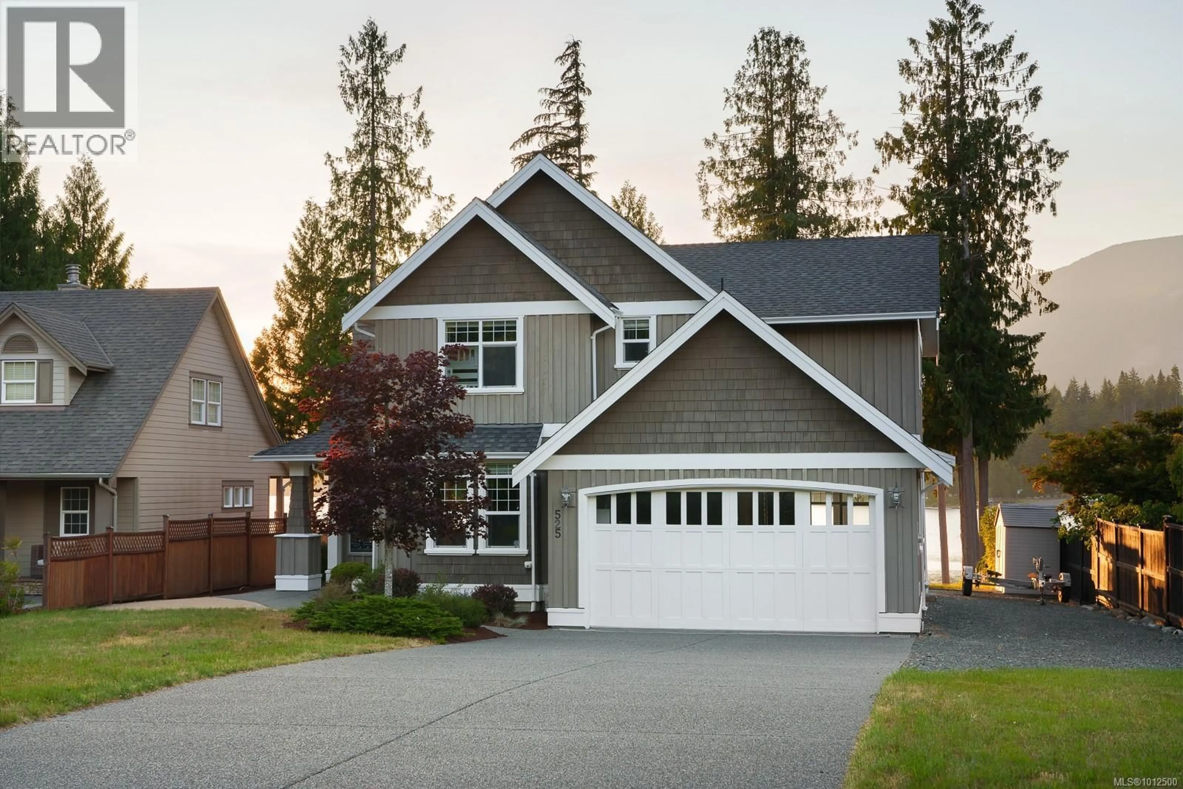 Home with vinyl exterior material, street for 525 POINT IDEAL DRIVE, Lake Cowichan British Columbia V0R2G0