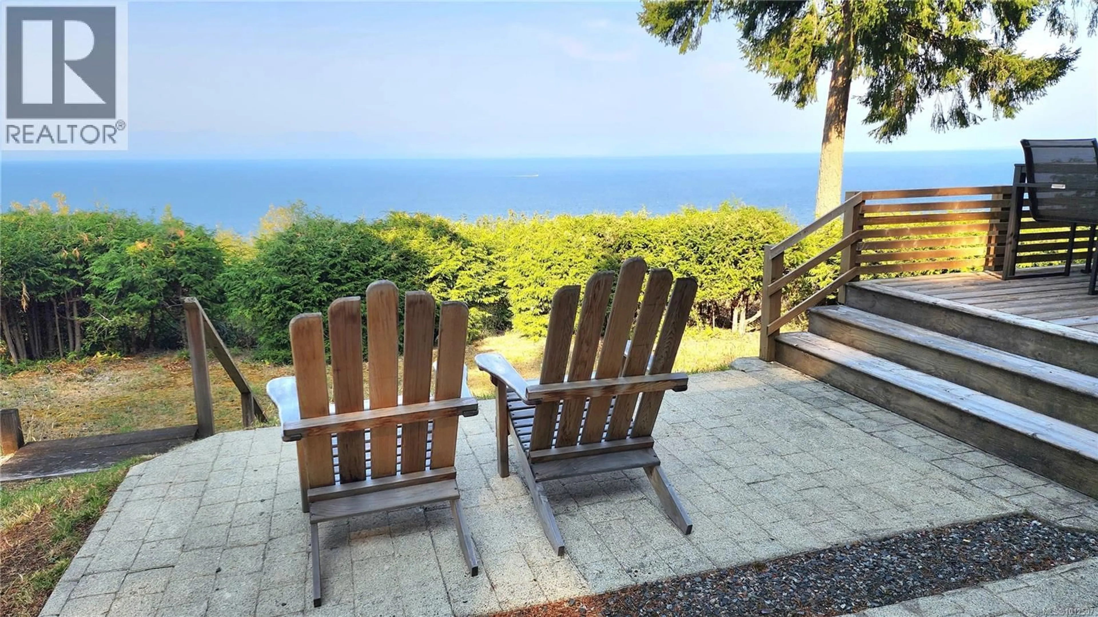 Patio, water/lake/river/ocean view for 1568 WILD CHERRY TERRACE, Gabriola Island British Columbia V0R1X5