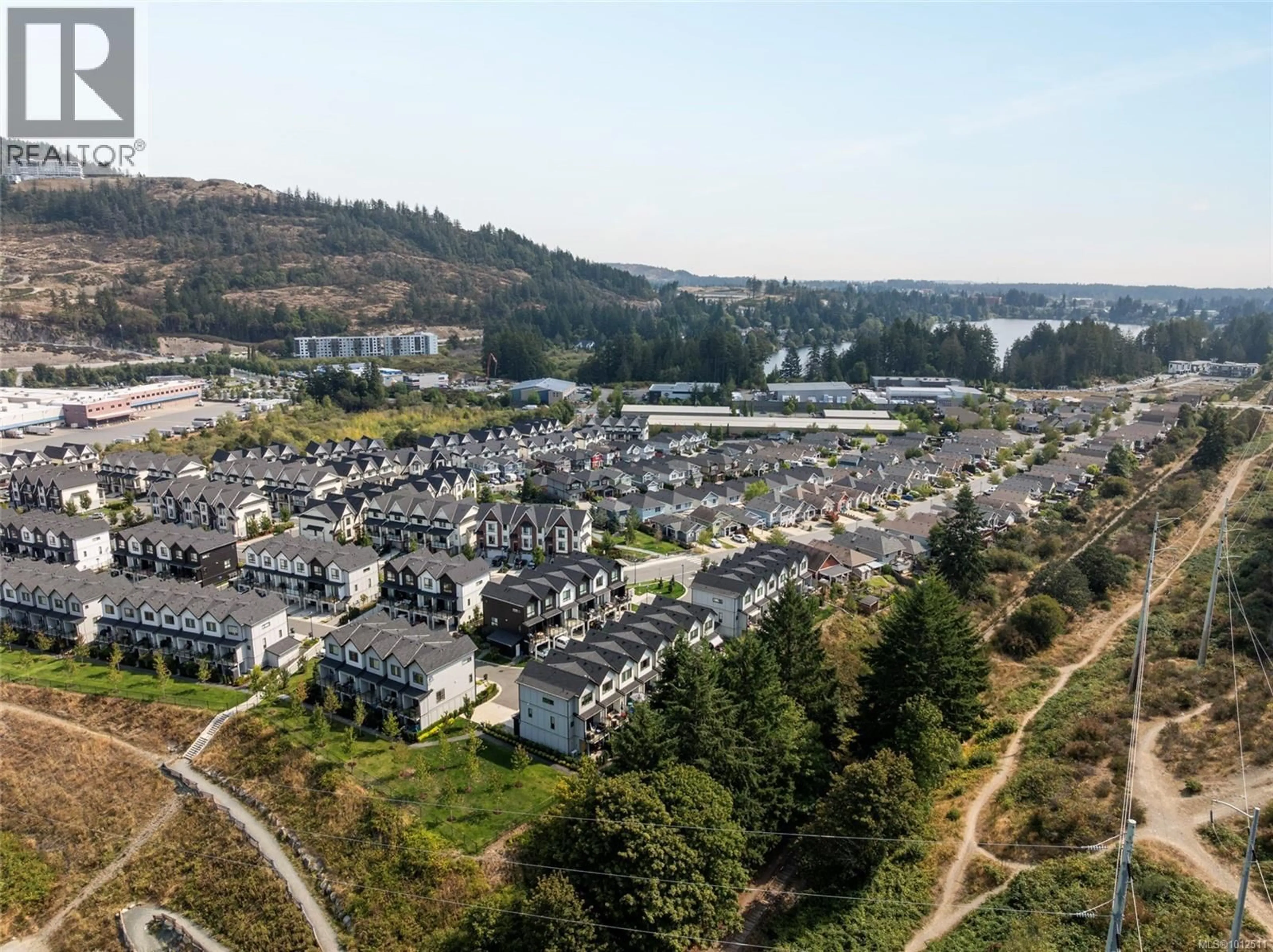 A pic from outside/outdoor area/front of a property/back of a property/a pic from drone, mountain view for 1127 PULLMAN CLOSE, Langford British Columbia V9B6Z1