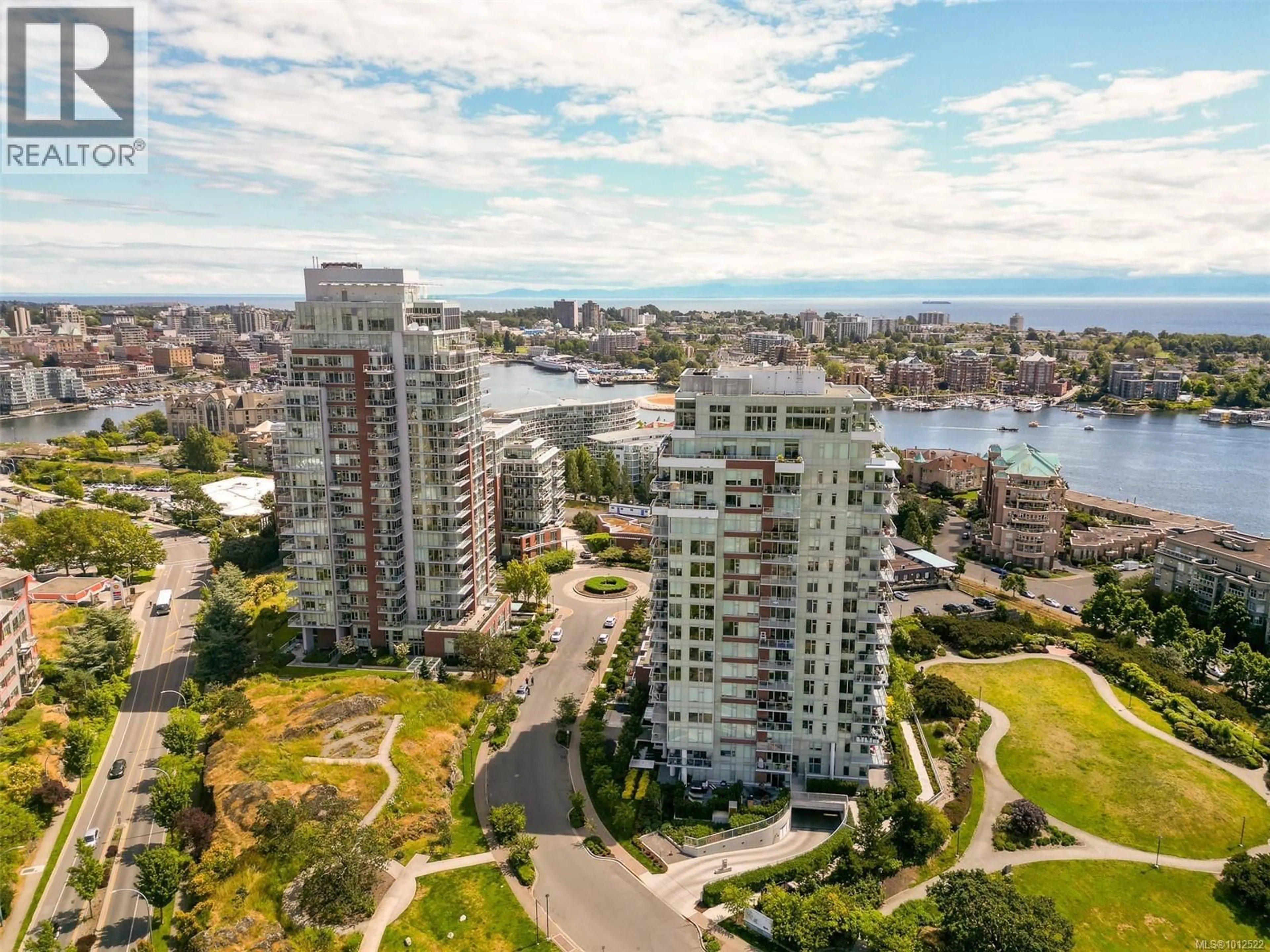 A pic from outside/outdoor area/front of a property/back of a property/a pic from drone, water/lake/river/ocean view for 304 - 60 SAGHALIE ROAD, Victoria British Columbia V9A0H1