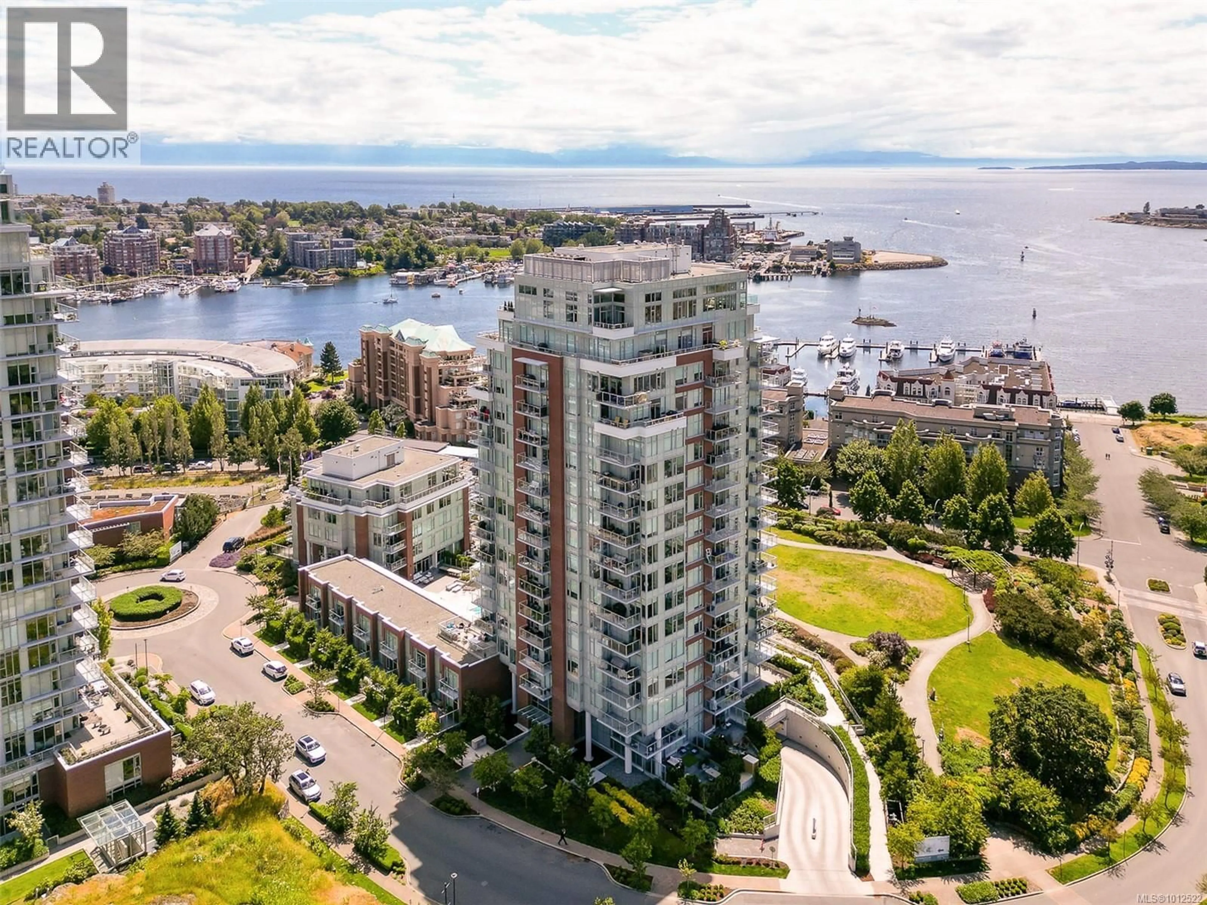A pic from outside/outdoor area/front of a property/back of a property/a pic from drone, water/lake/river/ocean view for 304 - 60 SAGHALIE ROAD, Victoria British Columbia V9A0H1