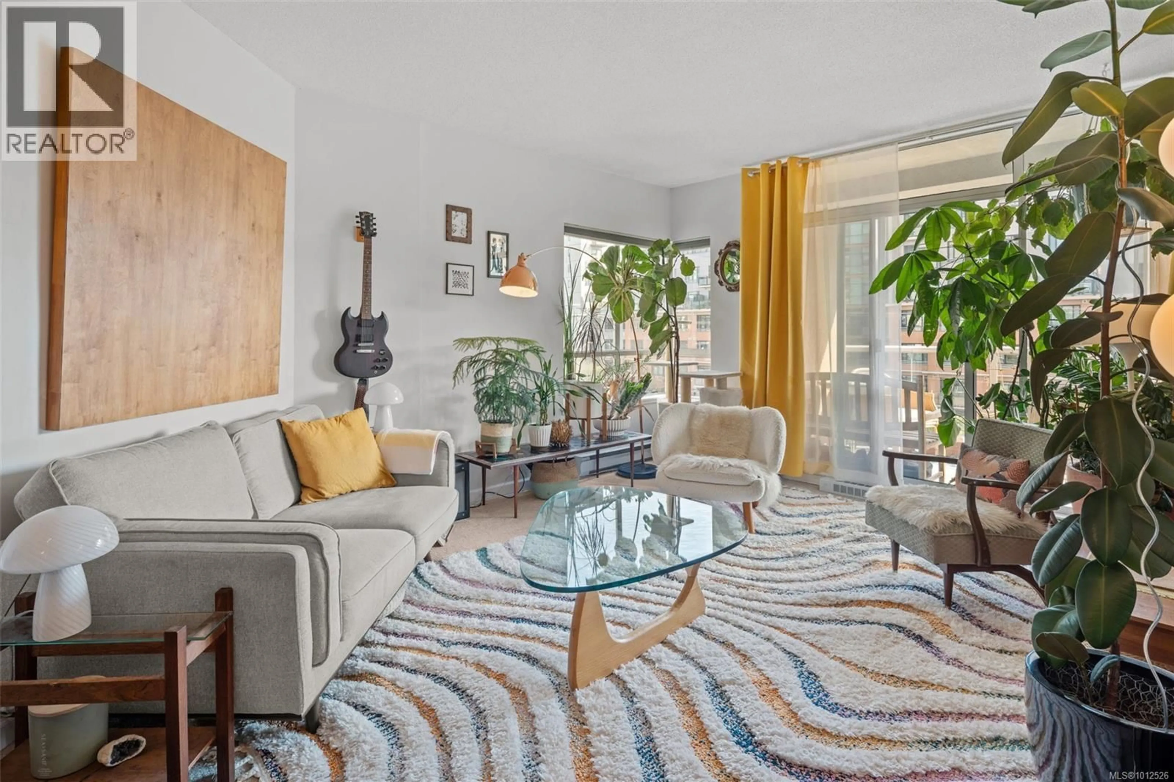Living room with furniture, unknown for 408 - 1010 VIEW STREET, Victoria British Columbia V8V4Y3