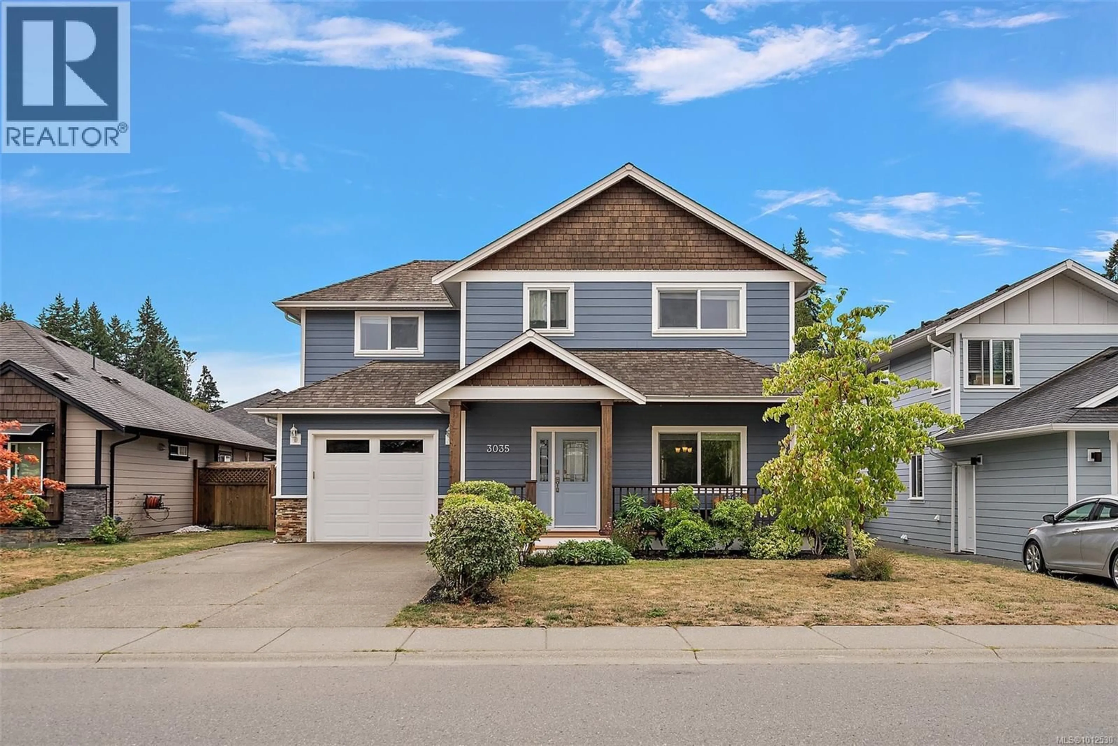 Home with vinyl exterior material, street for 3035 KEYSTONE DRIVE, Duncan British Columbia V9L0E1