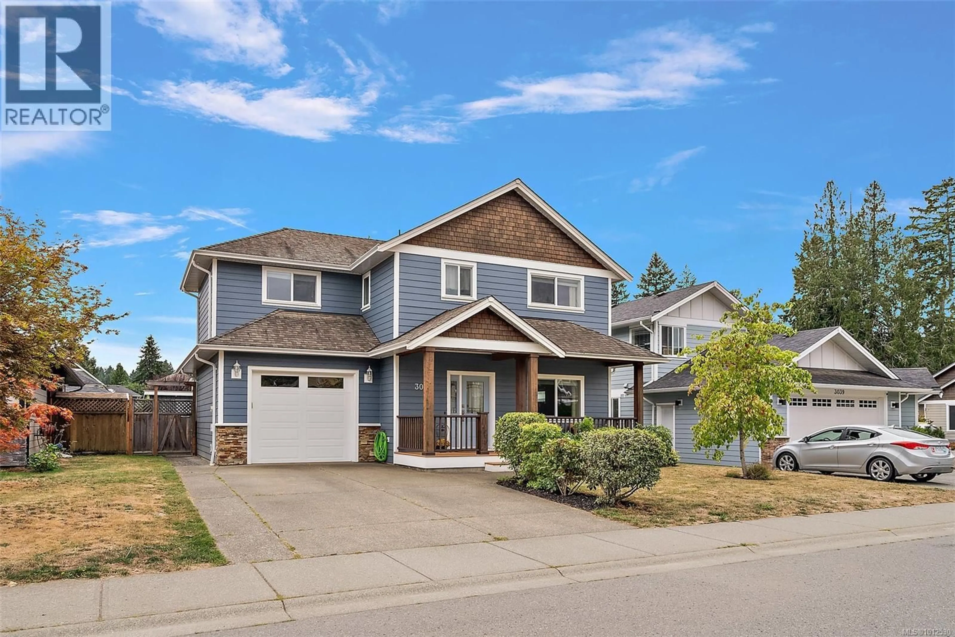 Home with vinyl exterior material, street for 3035 KEYSTONE DRIVE, Duncan British Columbia V9L0E1