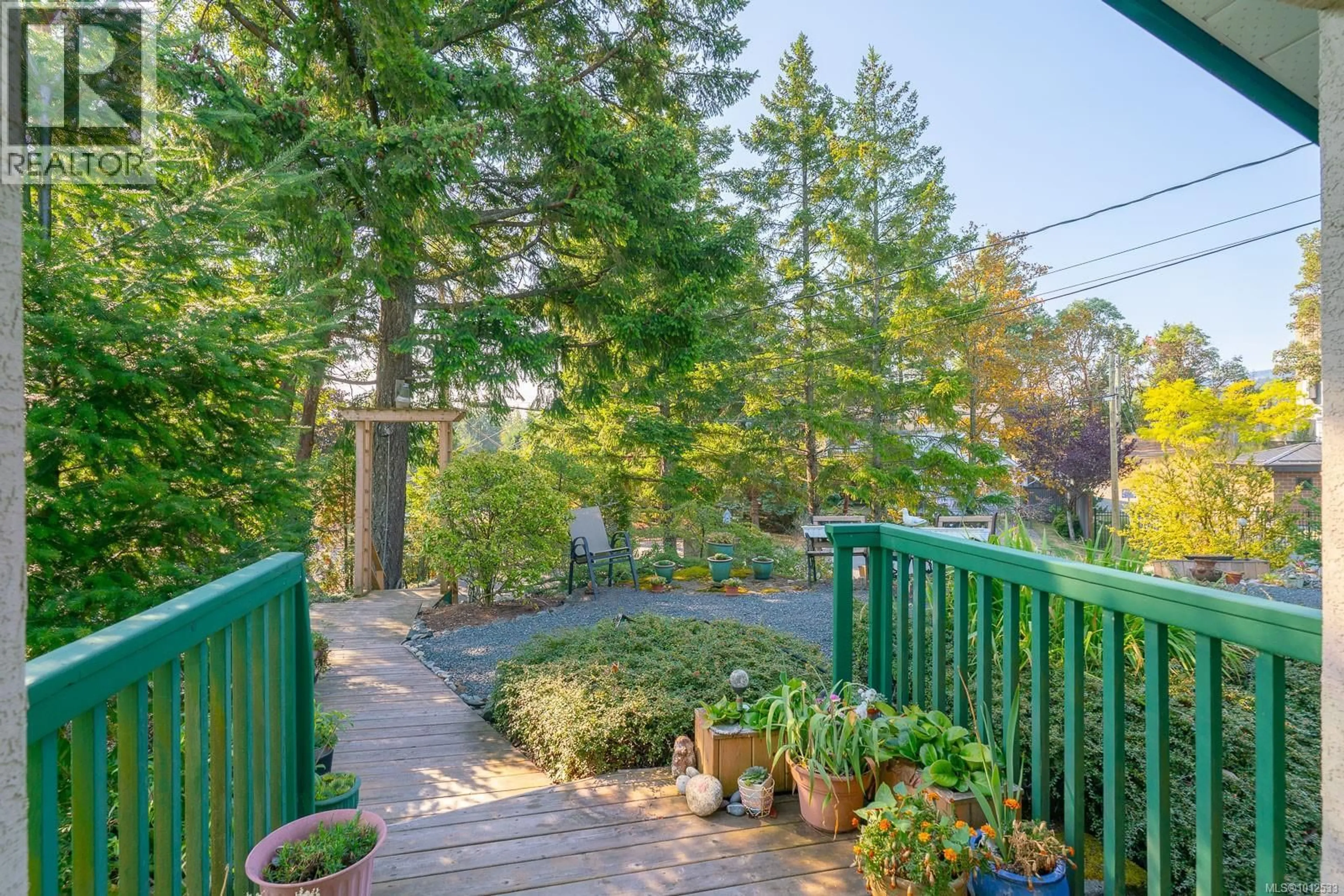 Patio, forest/trees view for 1300 LANGARA DRIVE, Nanaimo British Columbia V9R6A8