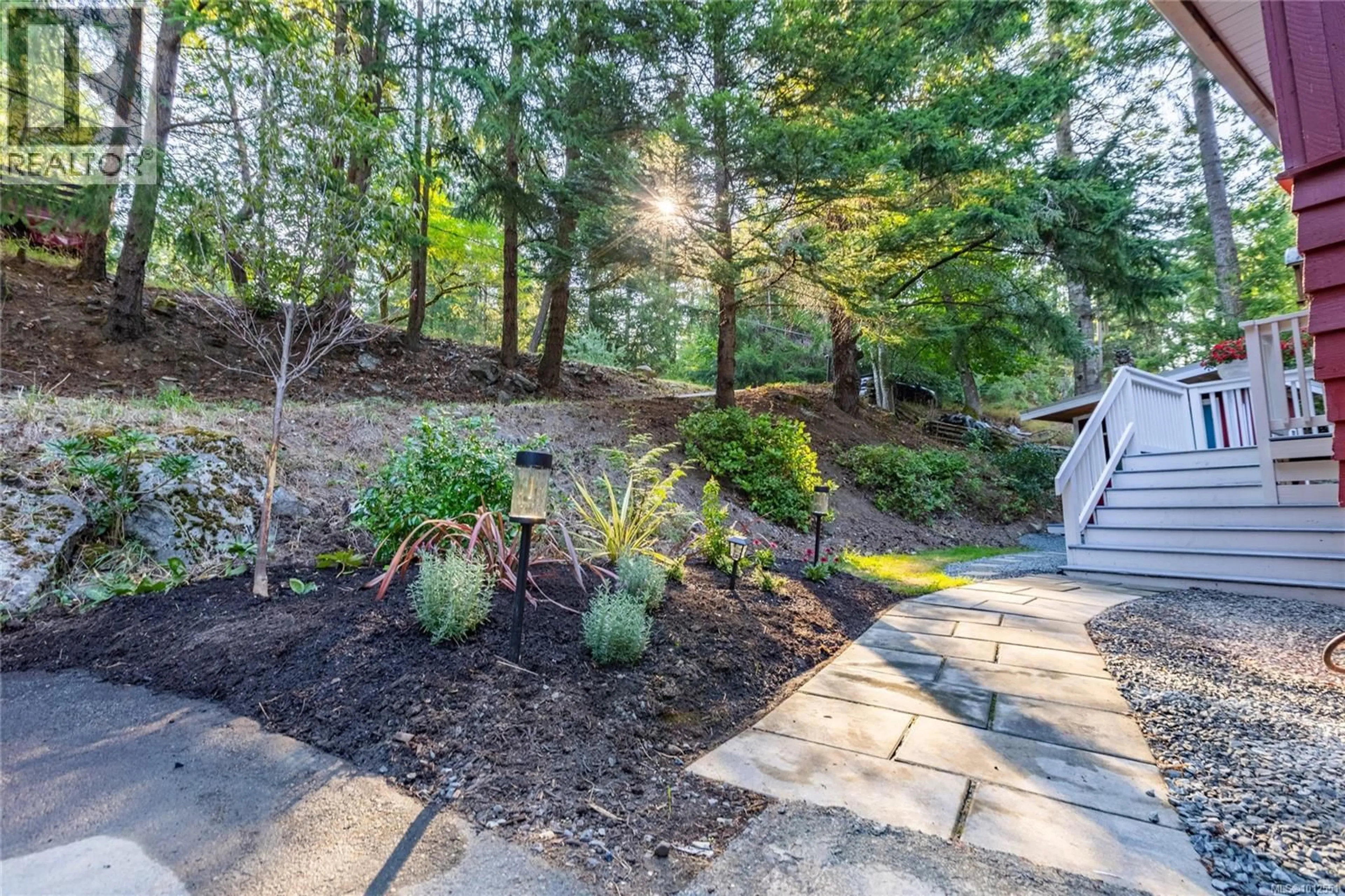 Patio, forest/trees view for 3617 FOC-SLE ROAD, Pender Island British Columbia V0N2M0