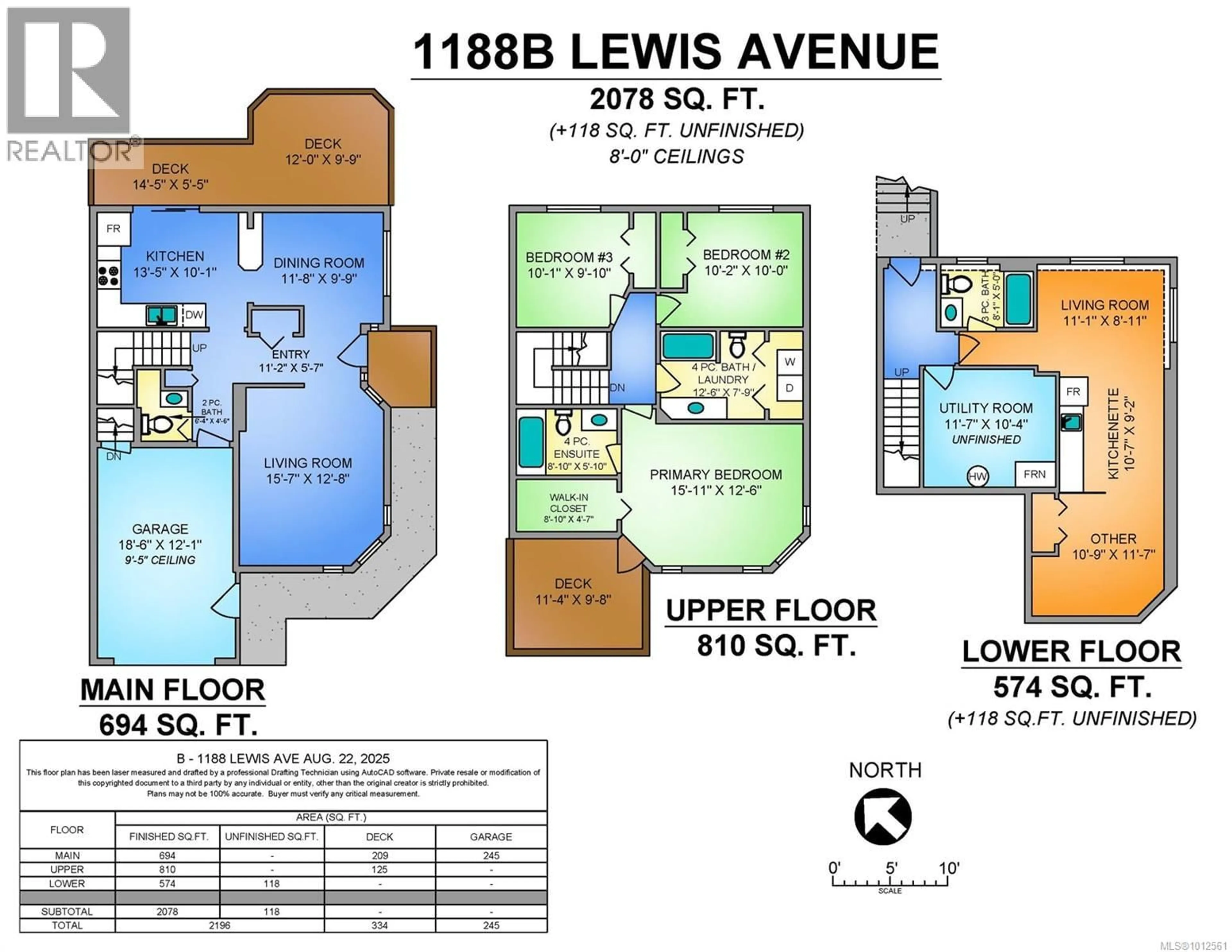 Floor plan for B - 1188 LEWIS AVENUE, Courtenay British Columbia V9N1V1
