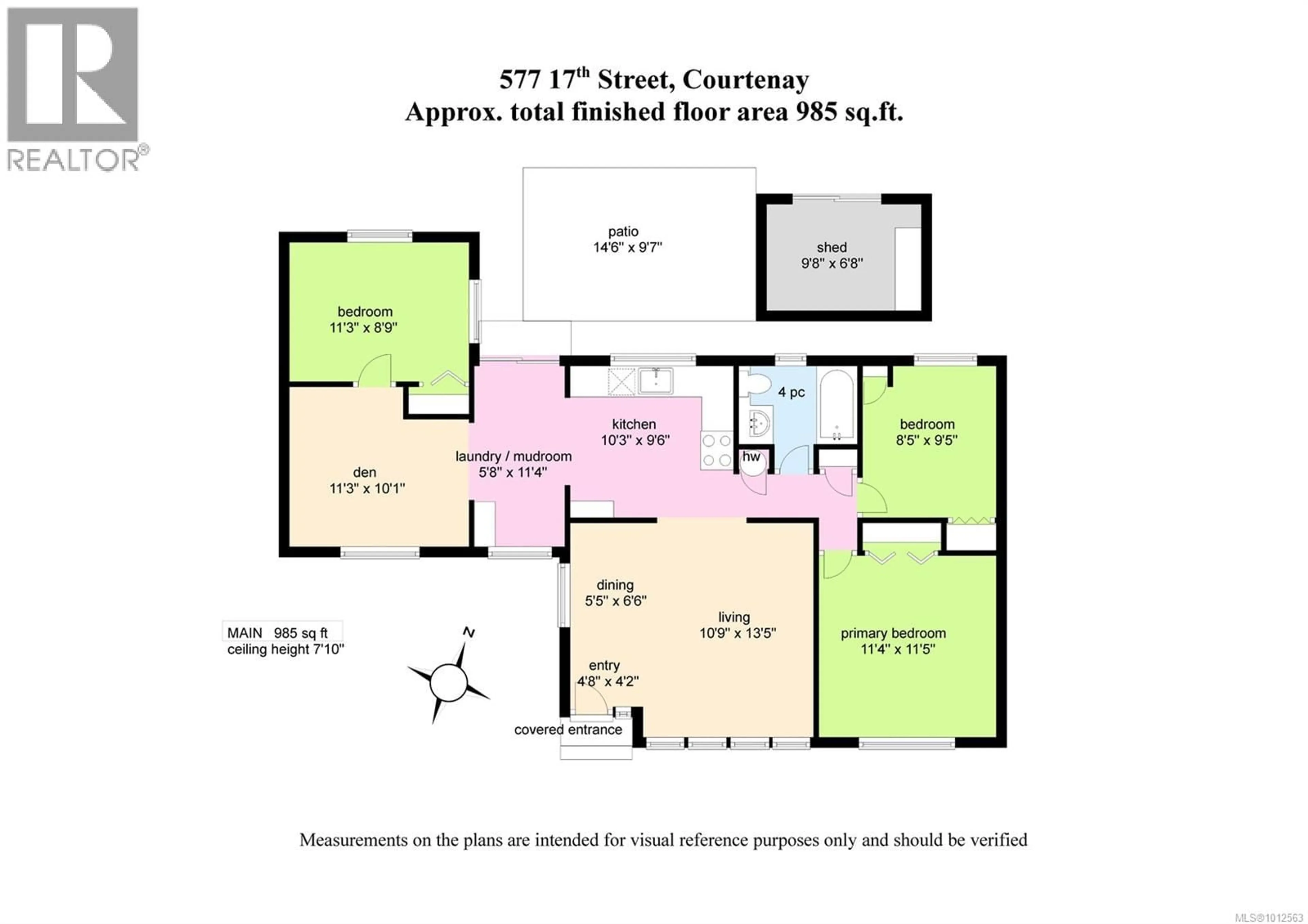 Floor plan for 577 17TH STREET, Courtenay British Columbia V9N1Y9