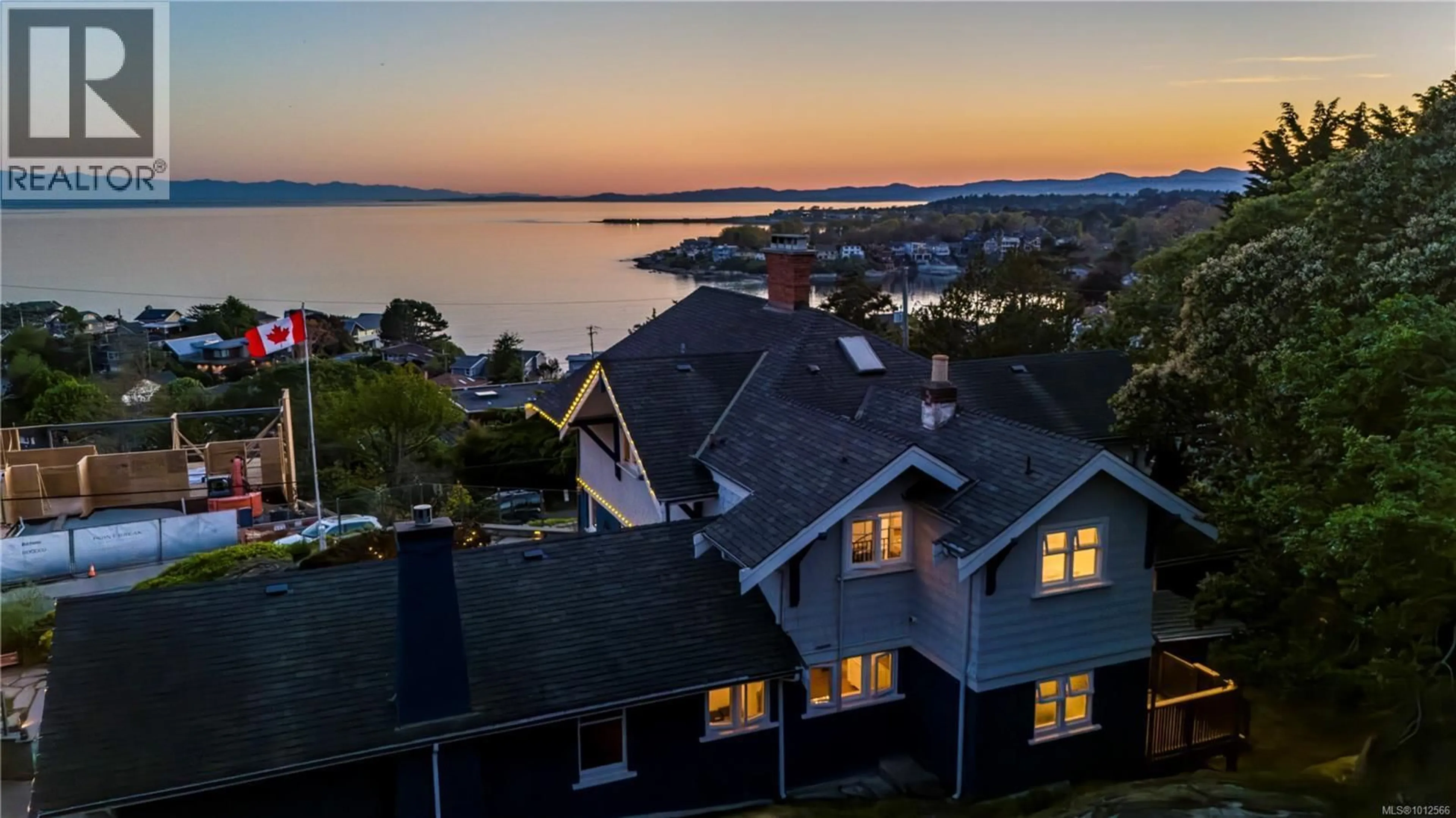 A pic from outside/outdoor area/front of a property/back of a property/a pic from drone, water/lake/river/ocean view for 50 KING GEORGE TERRACE, Oak Bay British Columbia V8S2J9