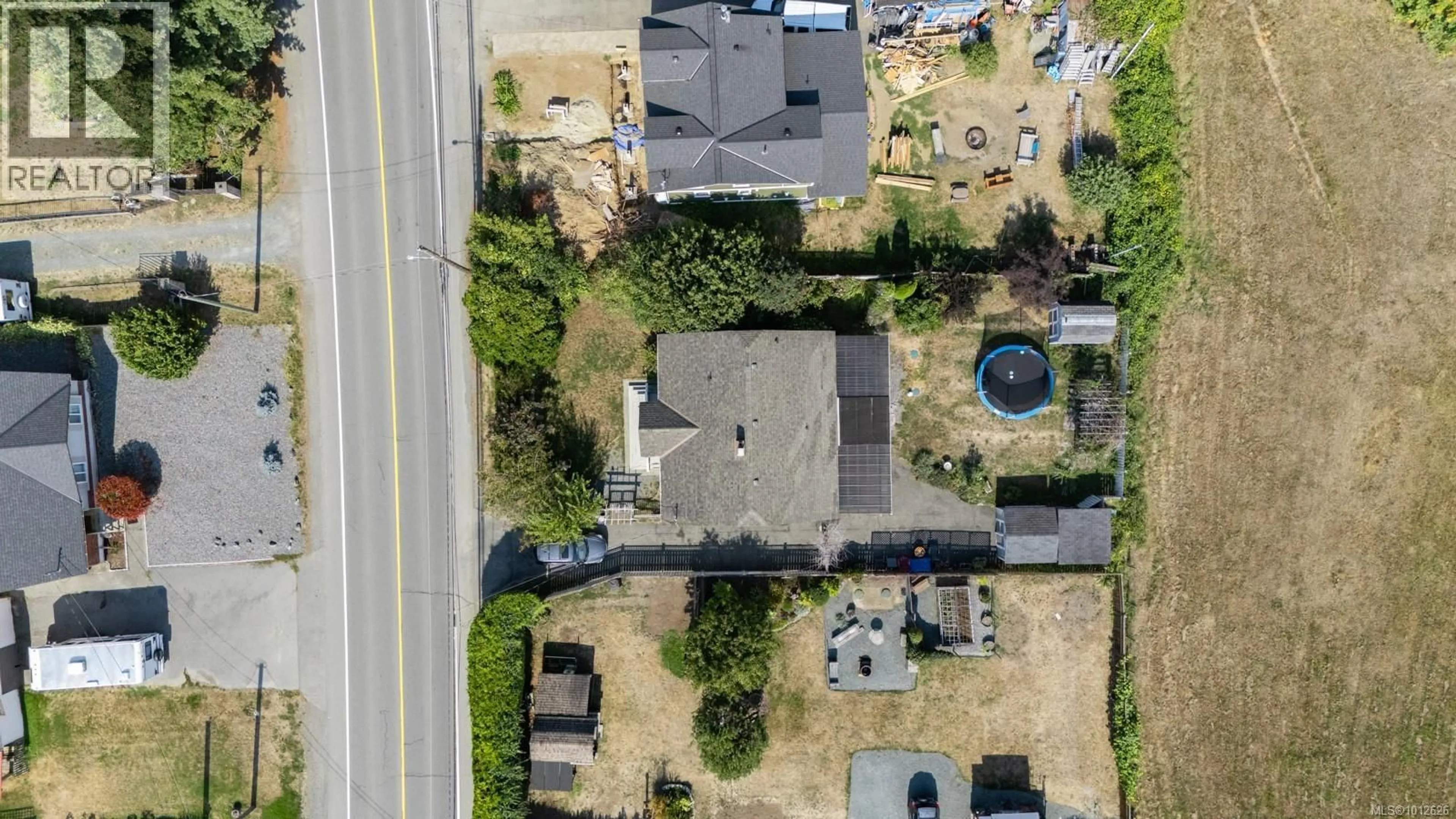 A pic from outside/outdoor area/front of a property/back of a property/a pic from drone, street for 9387 CHEMAINUS ROAD, Chemainus British Columbia V0R1K5