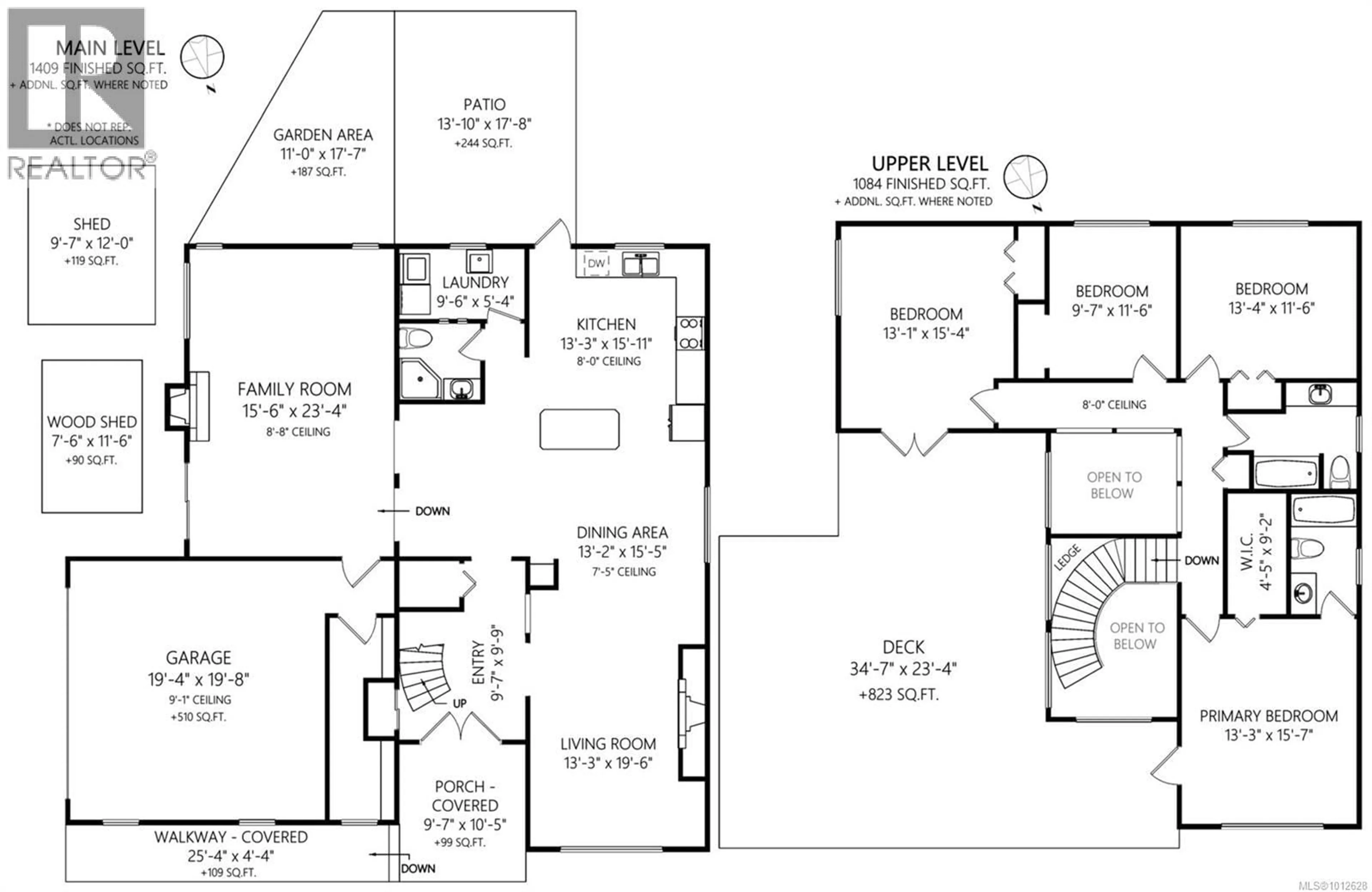 Floor plan for 4835 BLACK BEAR RIDGE, Nanaimo British Columbia V9T5E2