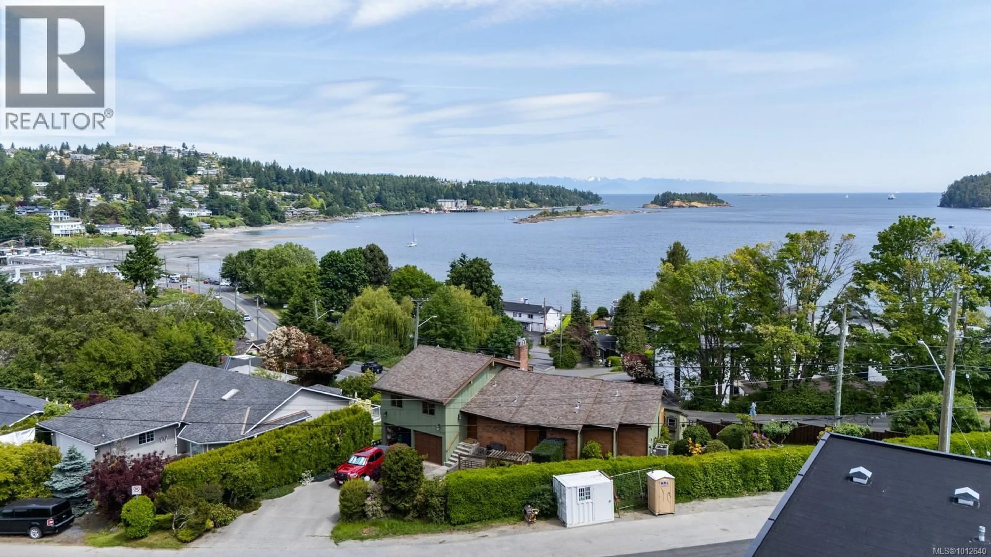 A pic from outside/outdoor area/front of a property/back of a property/a pic from drone, water/lake/river/ocean view for 2543 DOCTORS ROAD, Nanaimo British Columbia V9S3V4