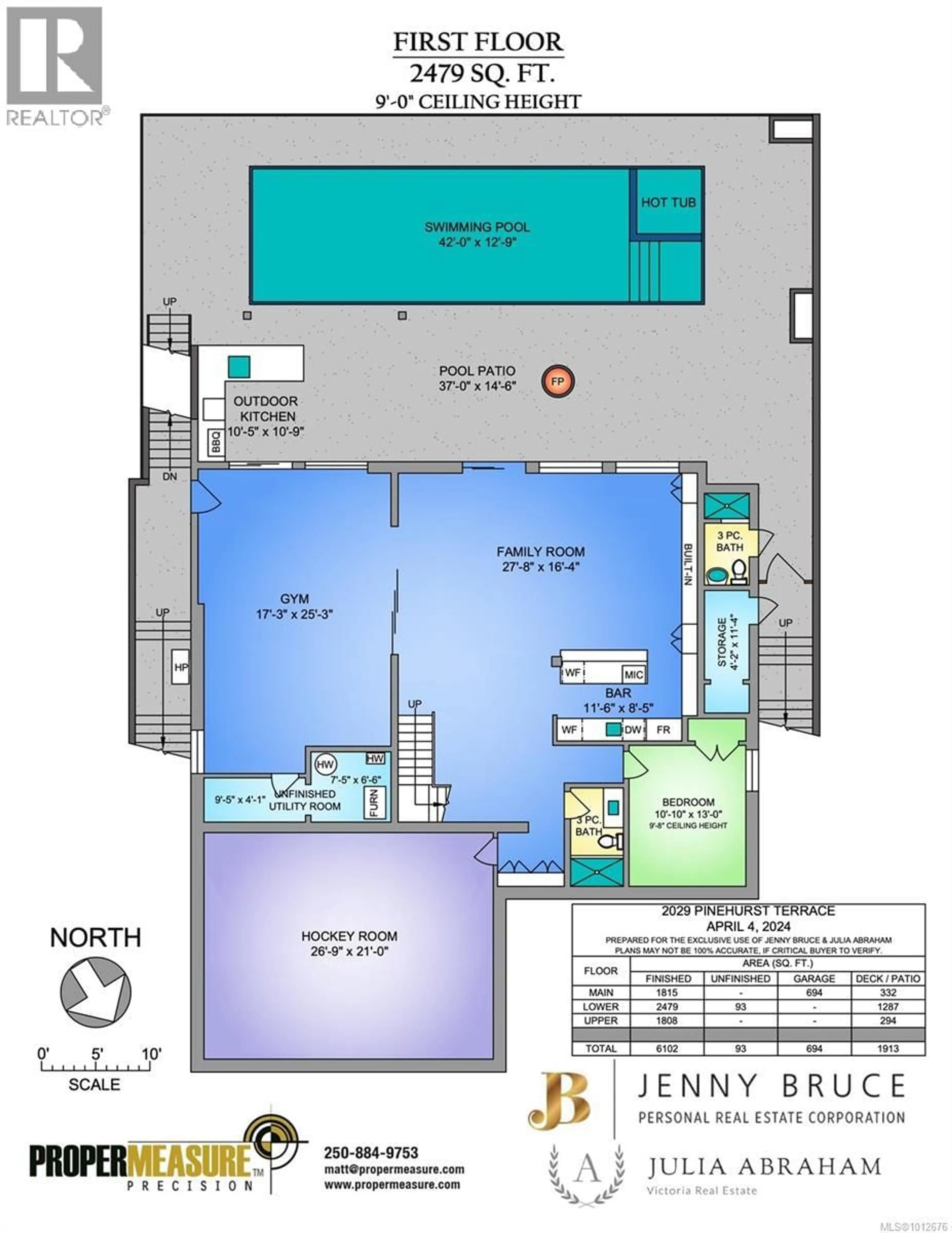 Floor plan for 2029 PINEHURST TERRACE, Langford British Columbia V9B3S3