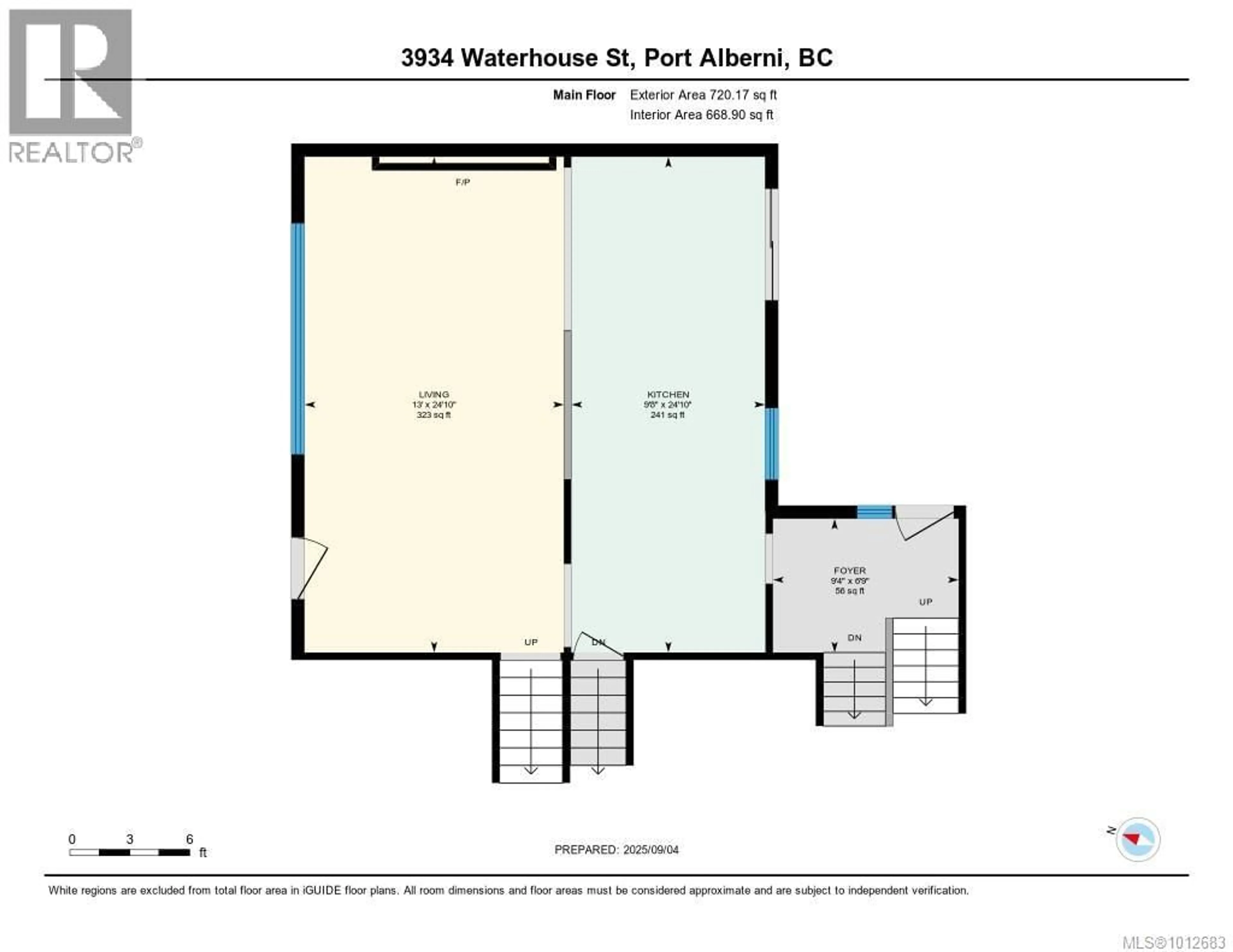Floor plan for 3934 WATERHOUSE STREET, Port Alberni British Columbia V9Y3V8