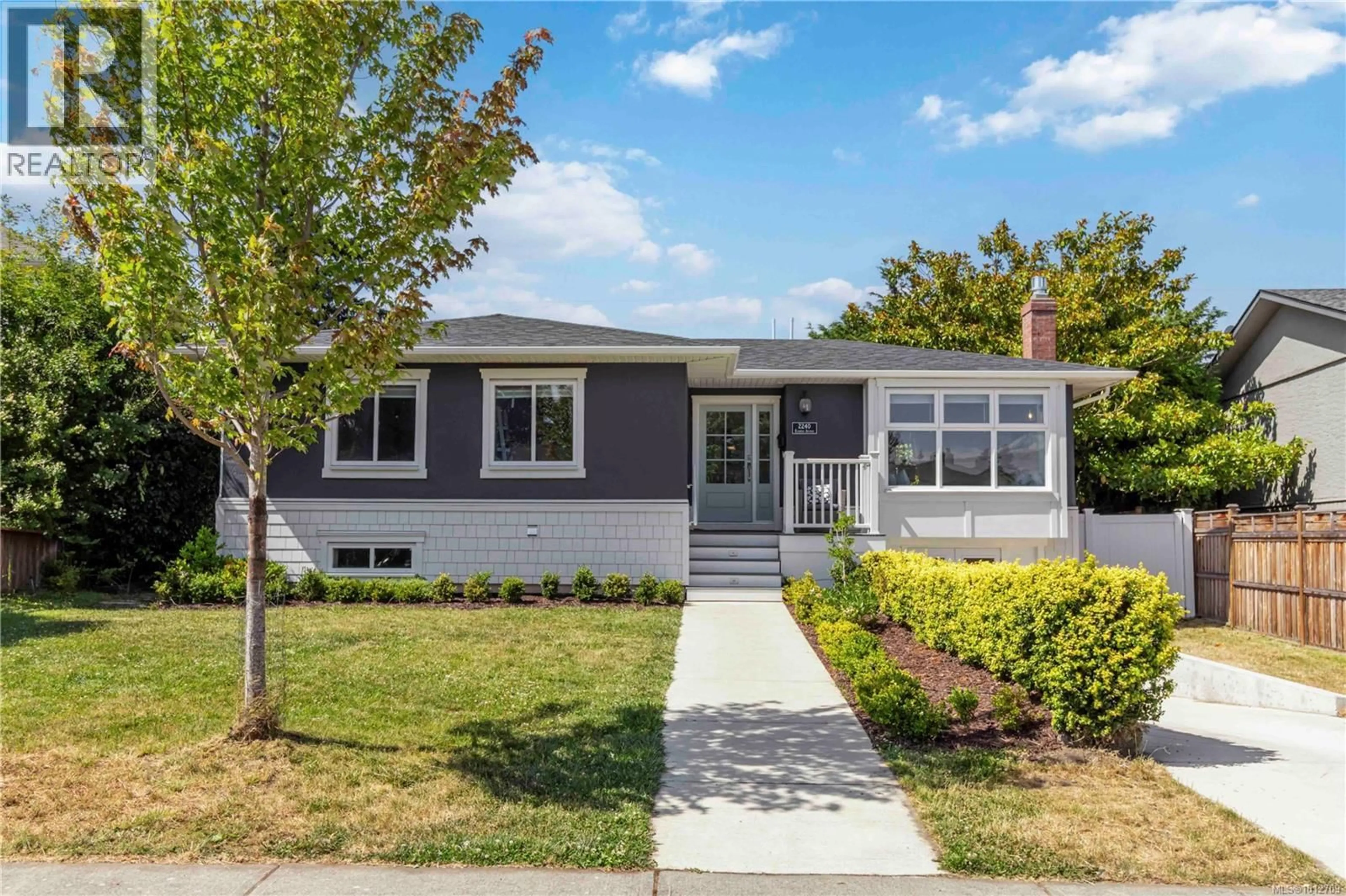 Home with vinyl exterior material, street for 2240 KINROSS AVENUE, Oak Bay British Columbia V8R2N5