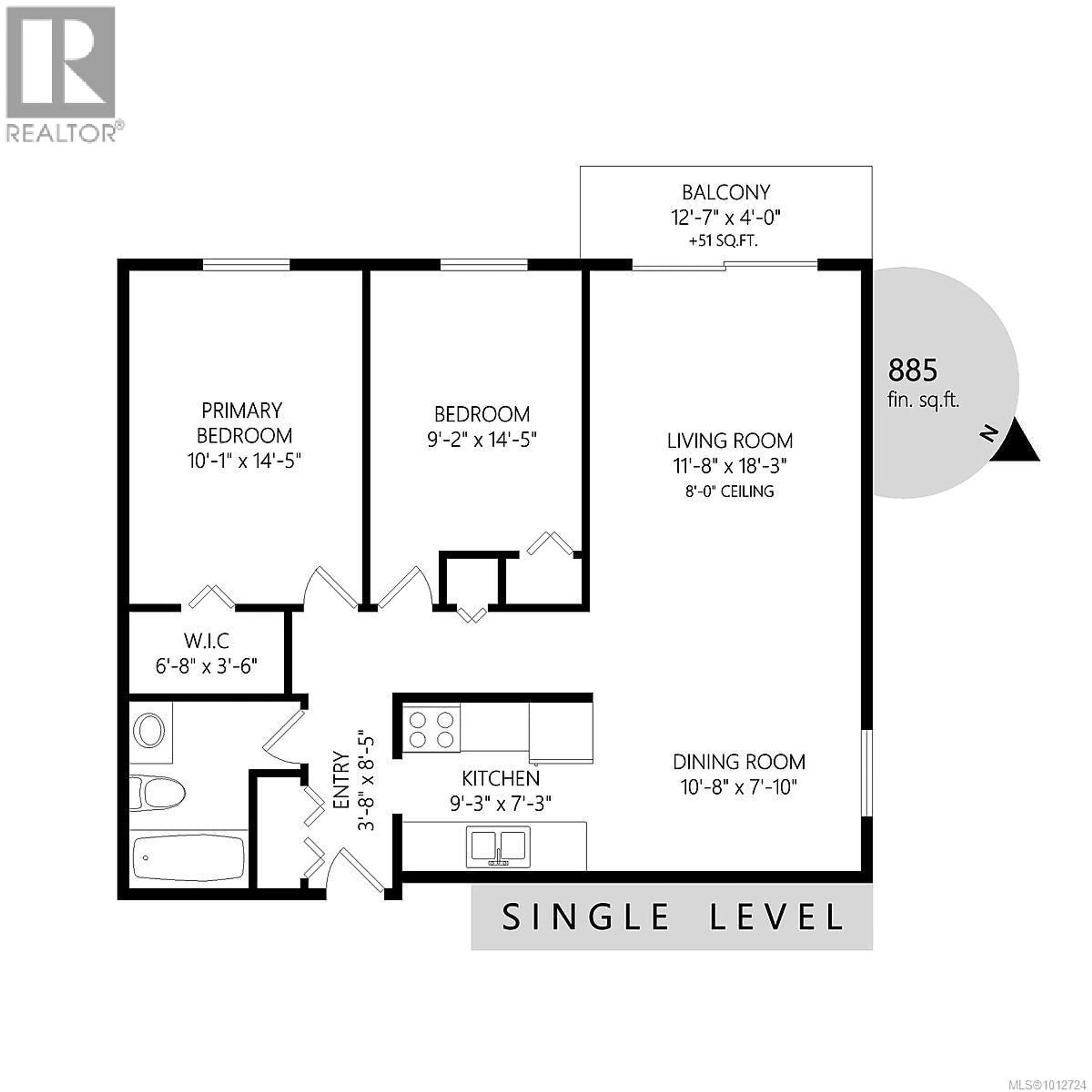 Floor plan for 402 - 218 BAYVIEW AVENUE, Ladysmith British Columbia V9G1S8