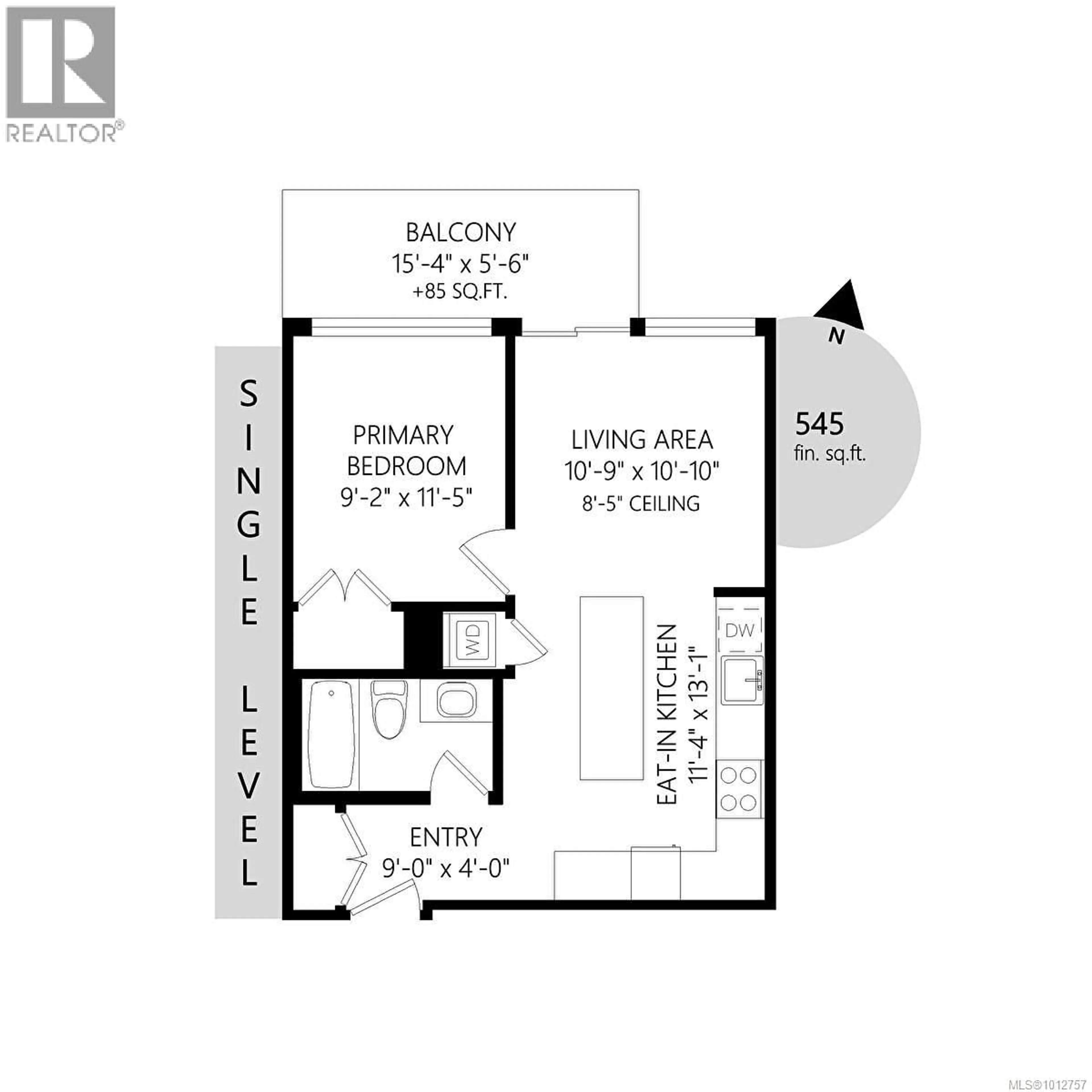 Floor plan for 2004 - 777 HERALD STREET, Victoria British Columbia V8T0C7