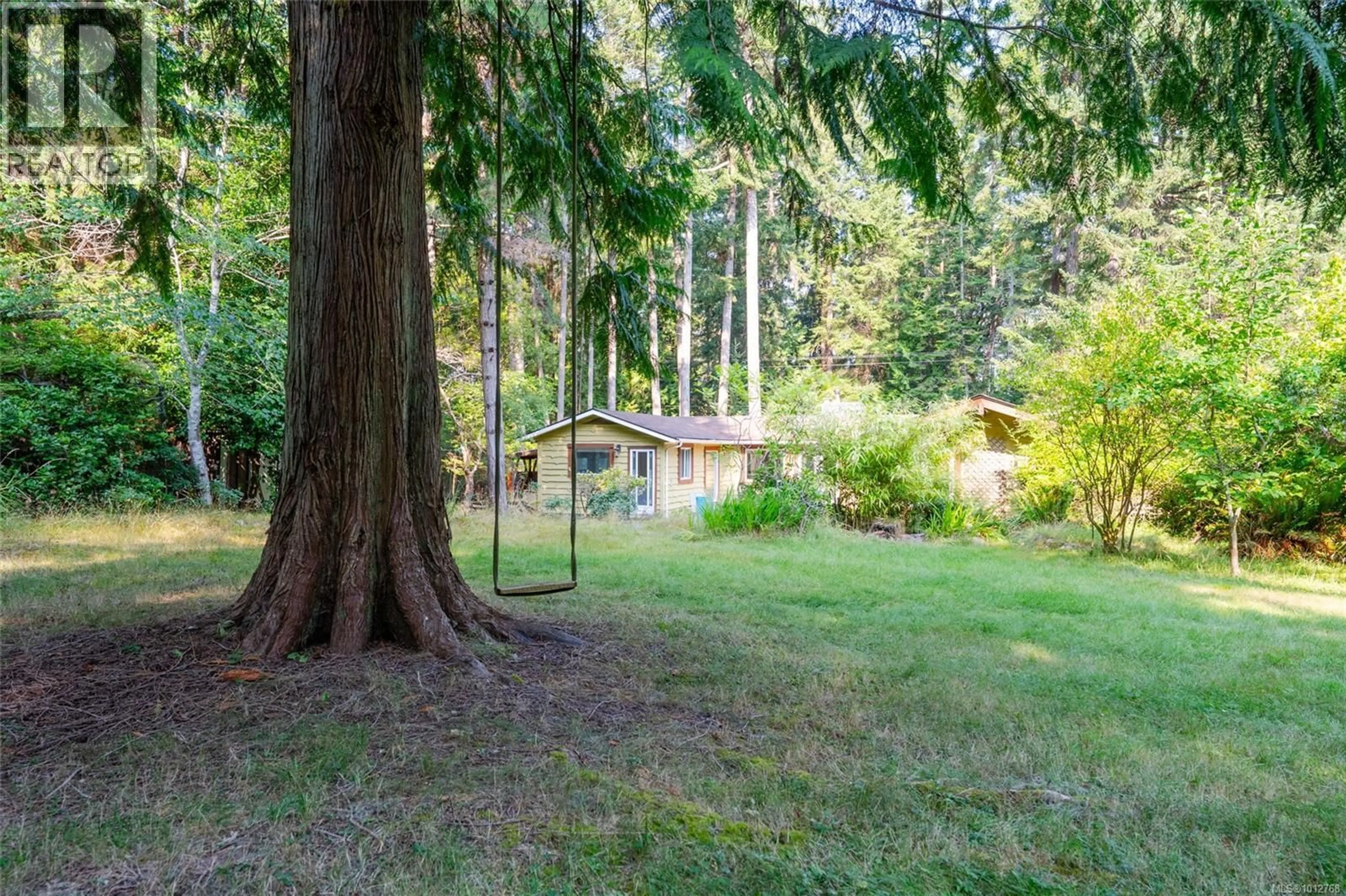 Patio, forest/trees view for 451 BERRY POINT ROAD, Gabriola Island British Columbia V0R1X1