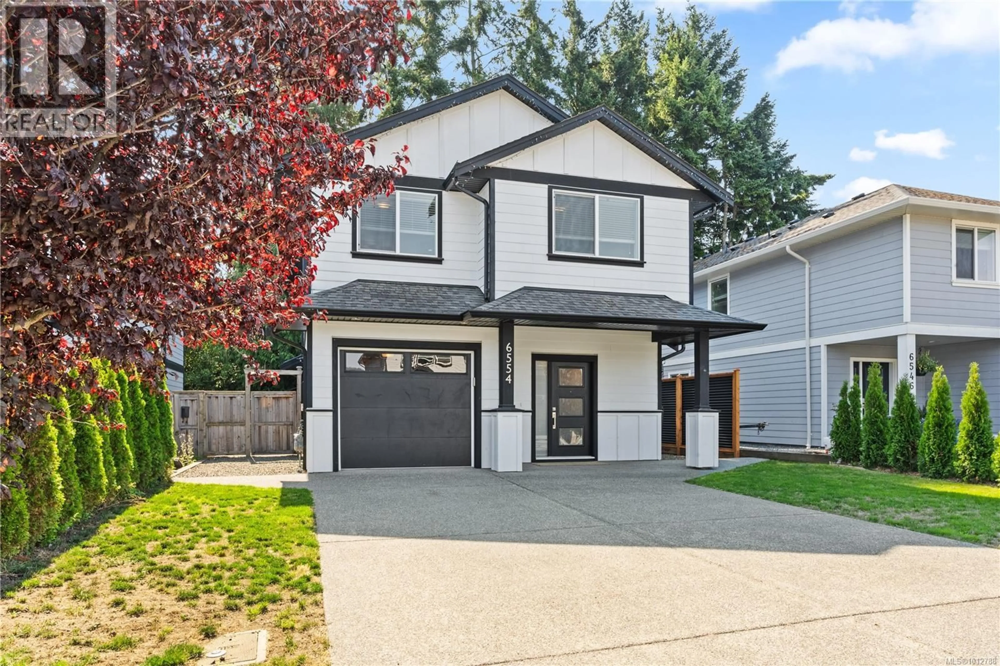 Home with vinyl exterior material, street for 6554 STEEPLE CHASE, Sooke British Columbia V9Z0W3