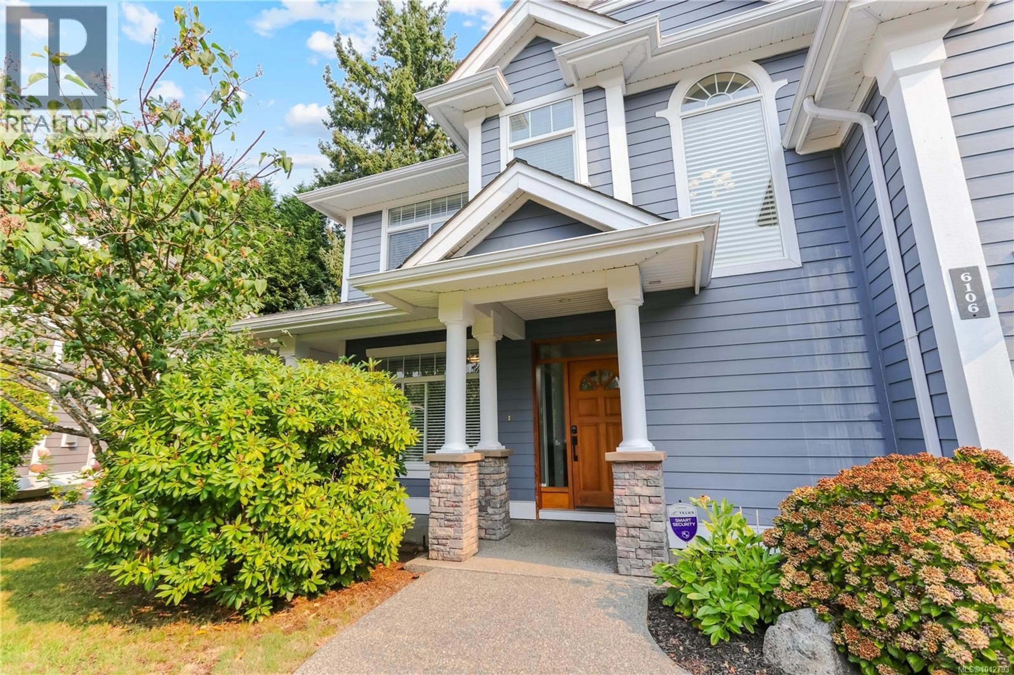 Home with vinyl exterior material, street for 6106 MONTGOMERY WAY, Nanaimo British Columbia V9V1T5
