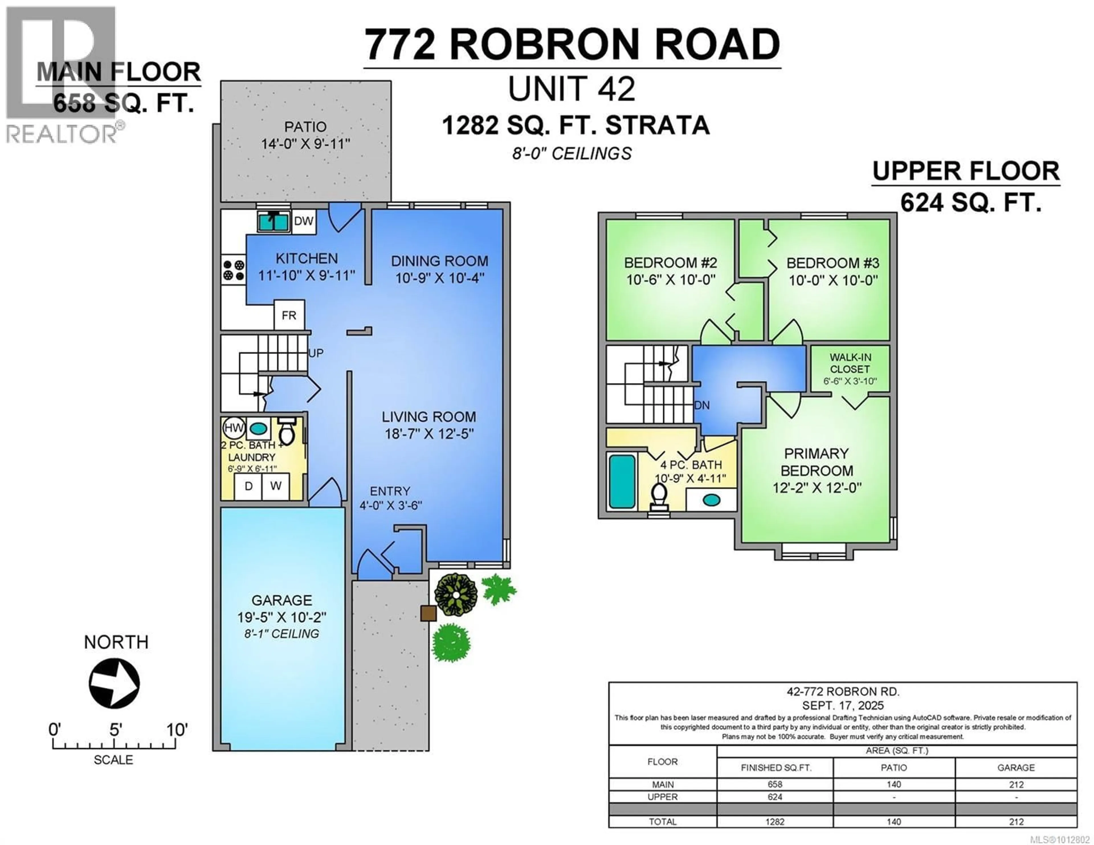 Floor plan for 42 - 772 ROBRON ROAD, Campbell River British Columbia V9W7Y9