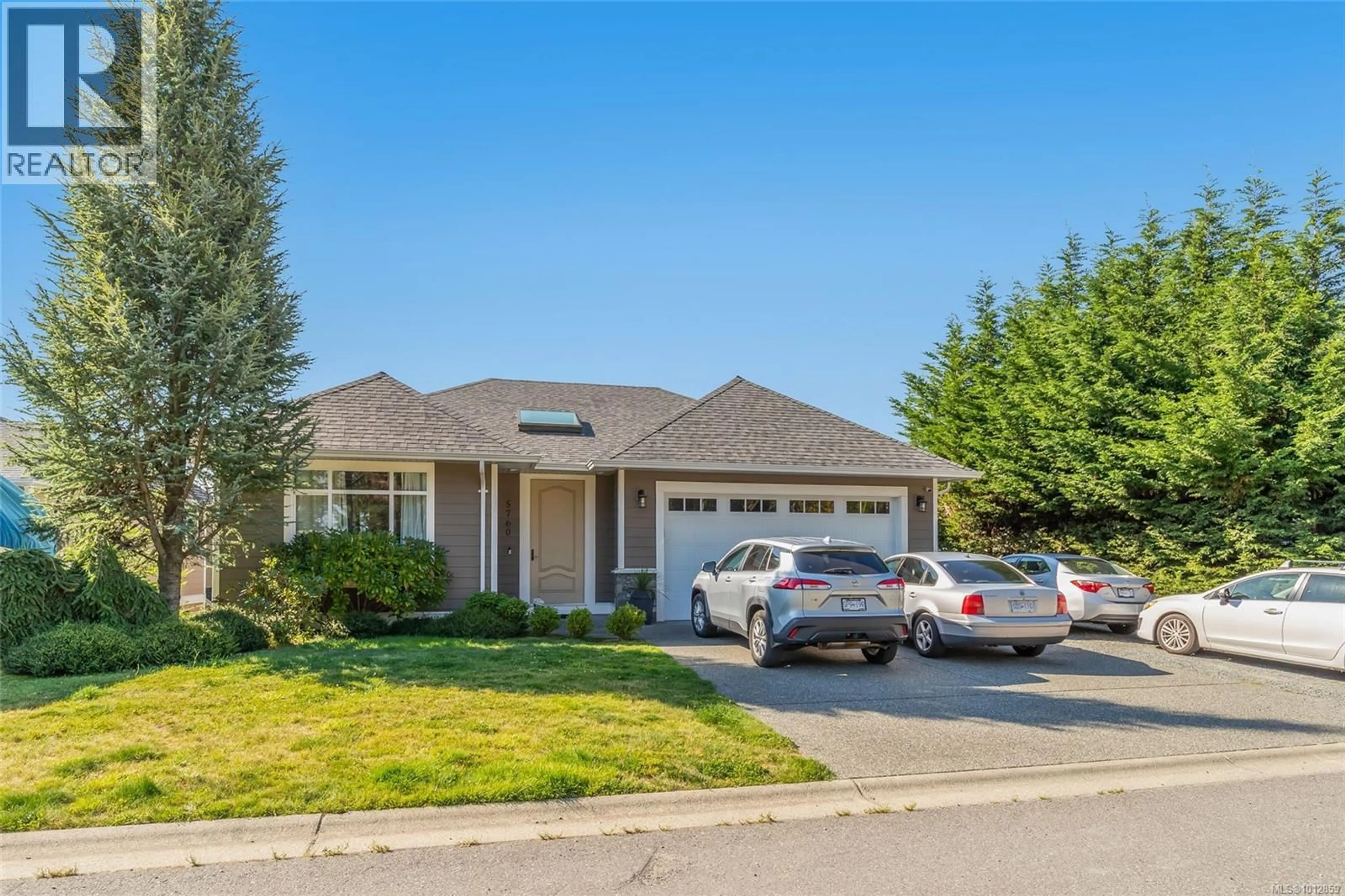 Home with vinyl exterior material, street for 5760 LINLEY VALLEY DRIVE, Nanaimo British Columbia V9T0G6