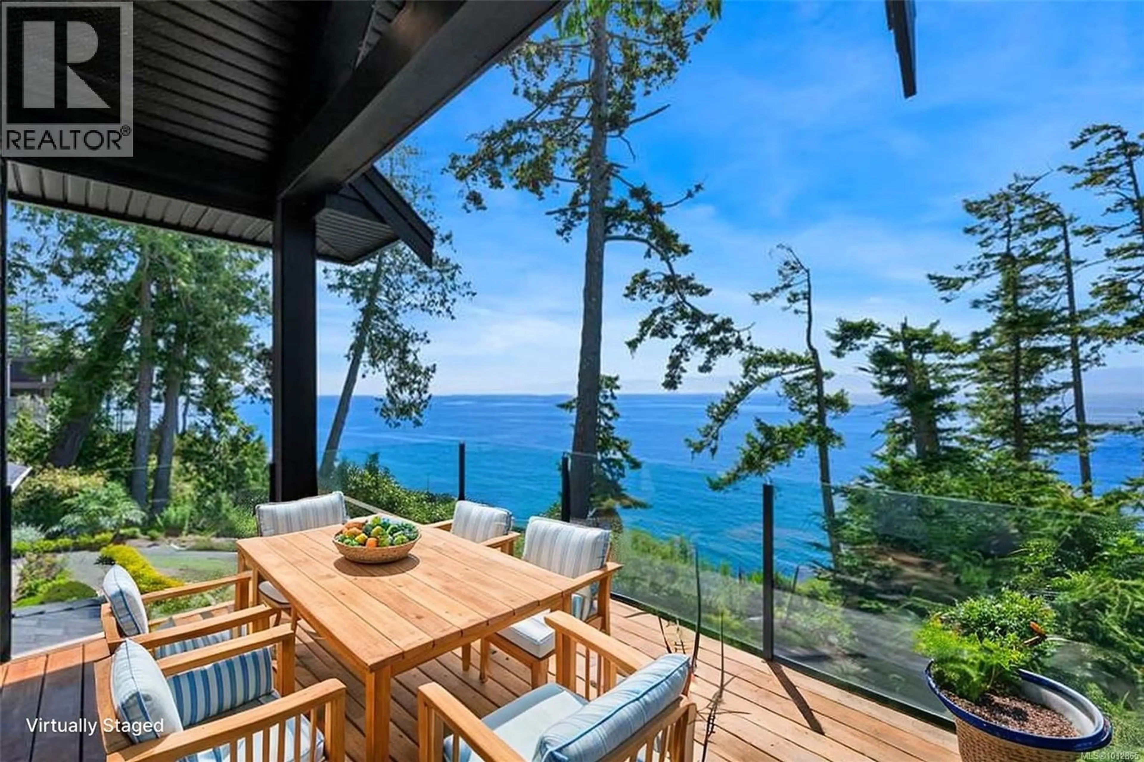 Patio, water/lake/river/ocean view for 2476 LIGHTHOUSE POINT ROAD, Sooke British Columbia V9Z1G7