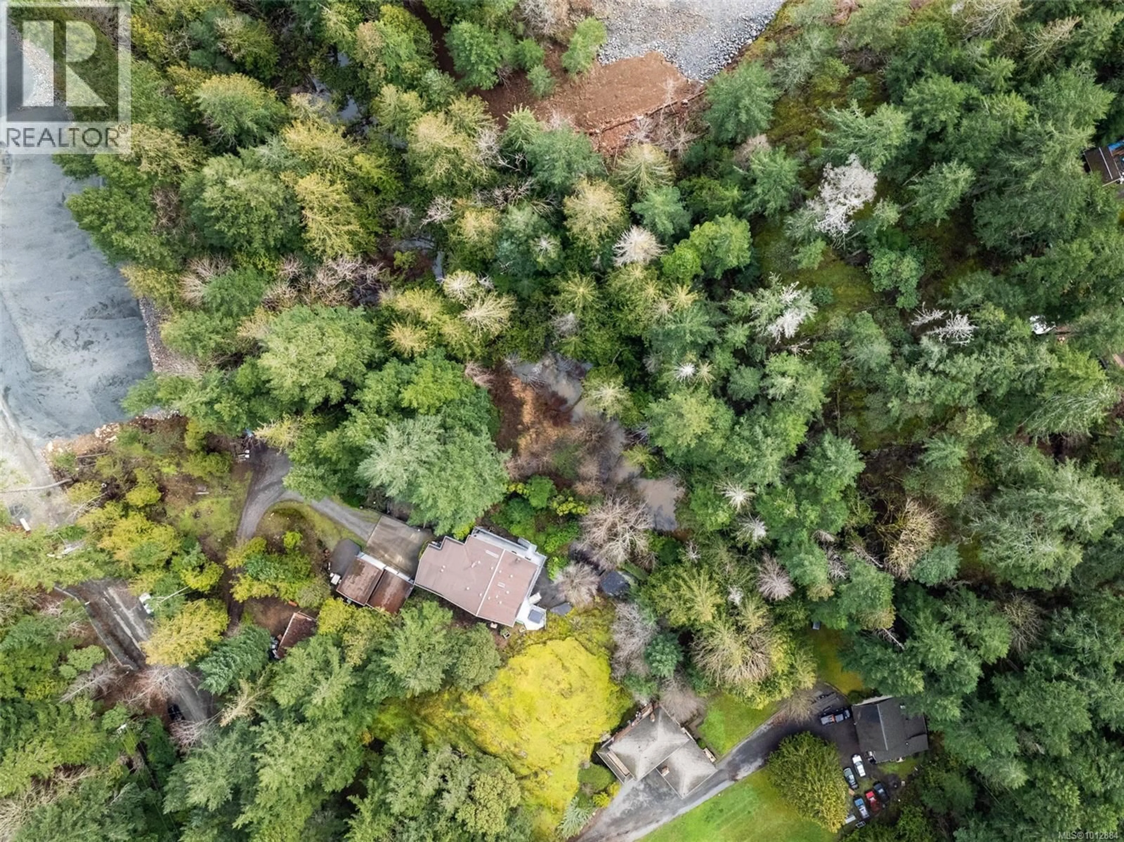 A pic from outside/outdoor area/front of a property/back of a property/a pic from drone, forest/trees view for 791 GWENDOLYNN DRIVE, Langford British Columbia V9C3X2