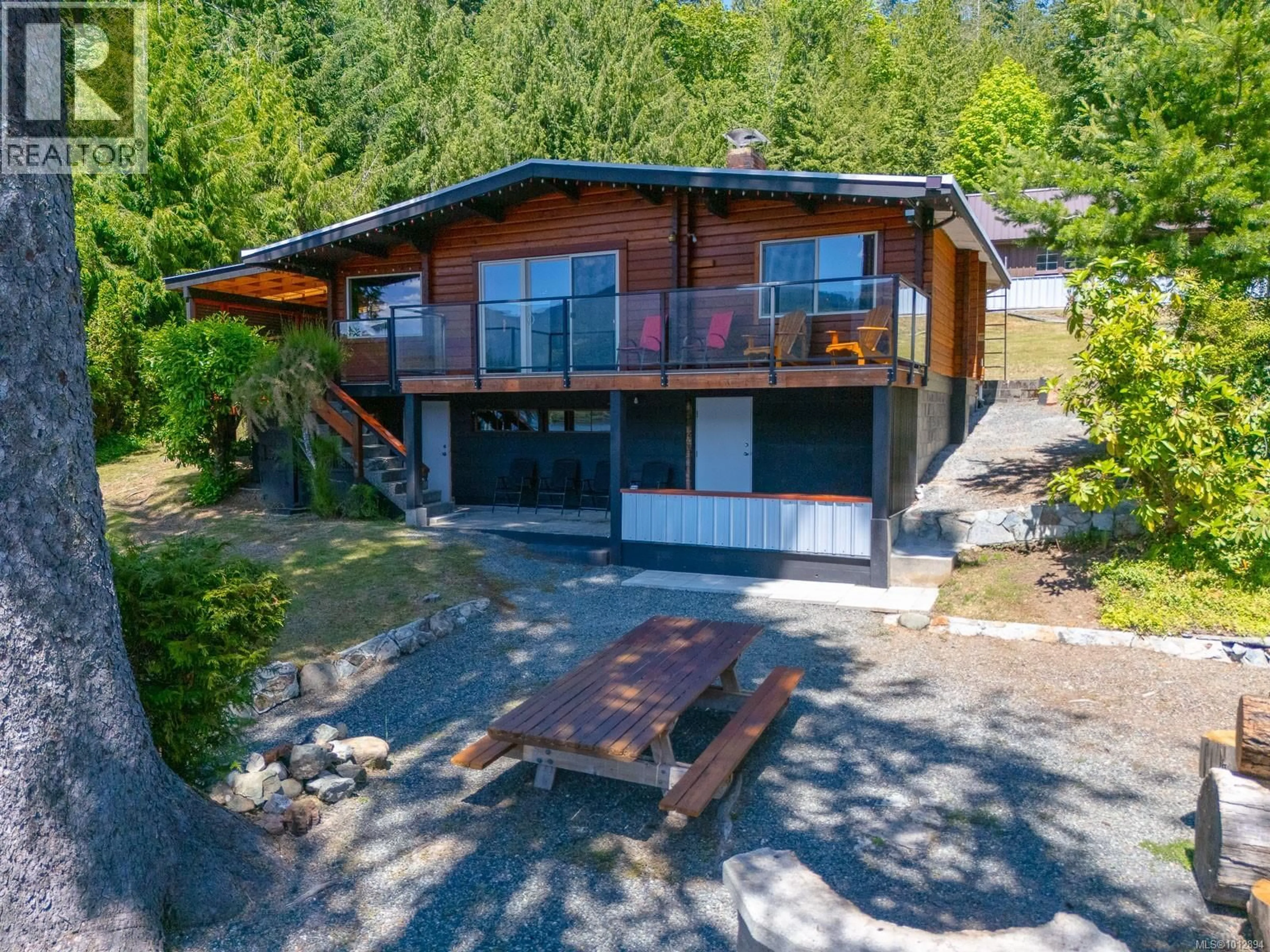 A pic from outside/outdoor area/front of a property/back of a property/a pic from drone, water/lake/river/ocean view for 8856 STIRLING ARM DRIVE, Port Alberni British Columbia V9Y9E1