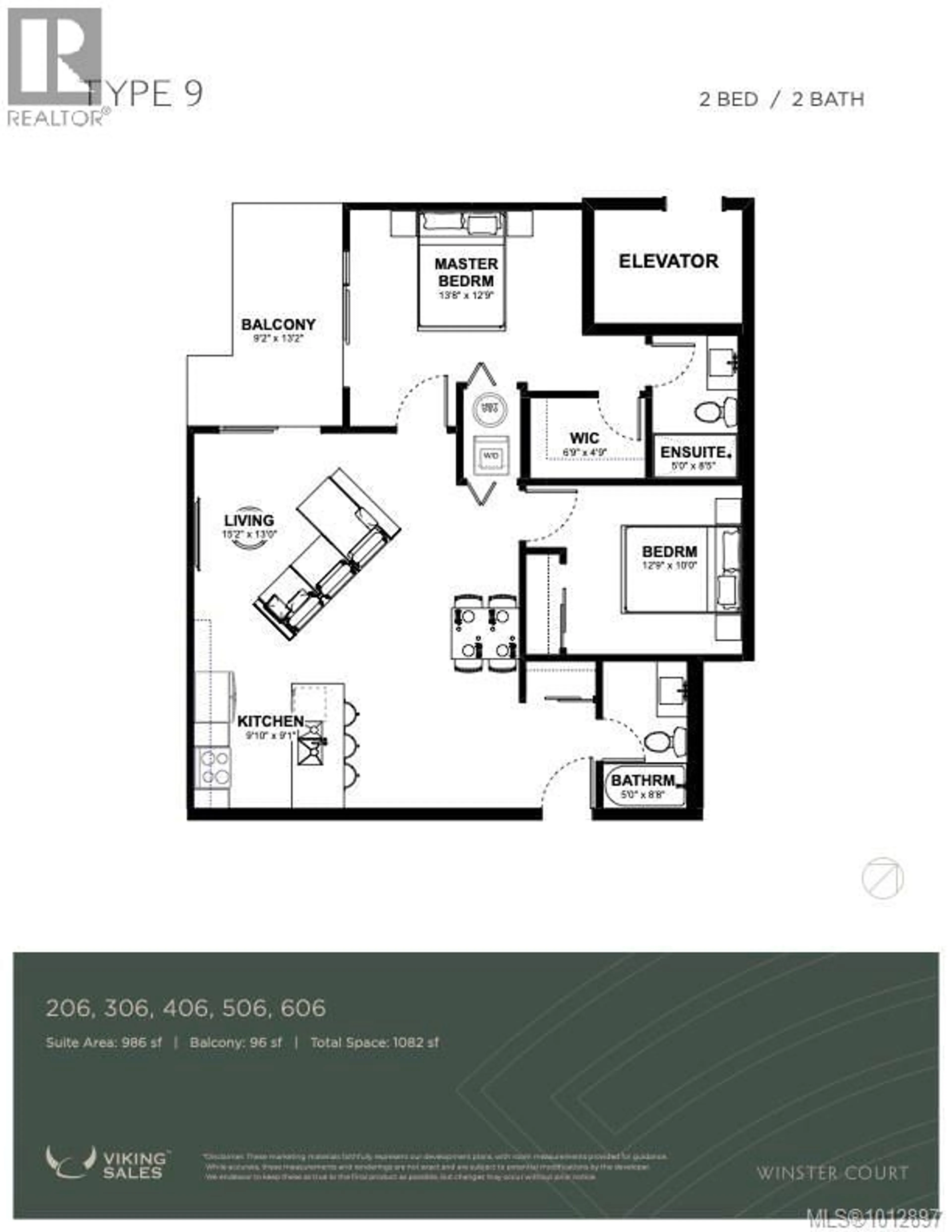 Floor plan for 406 - 2770 WINSTER ROAD, Langford British Columbia V9B7C7