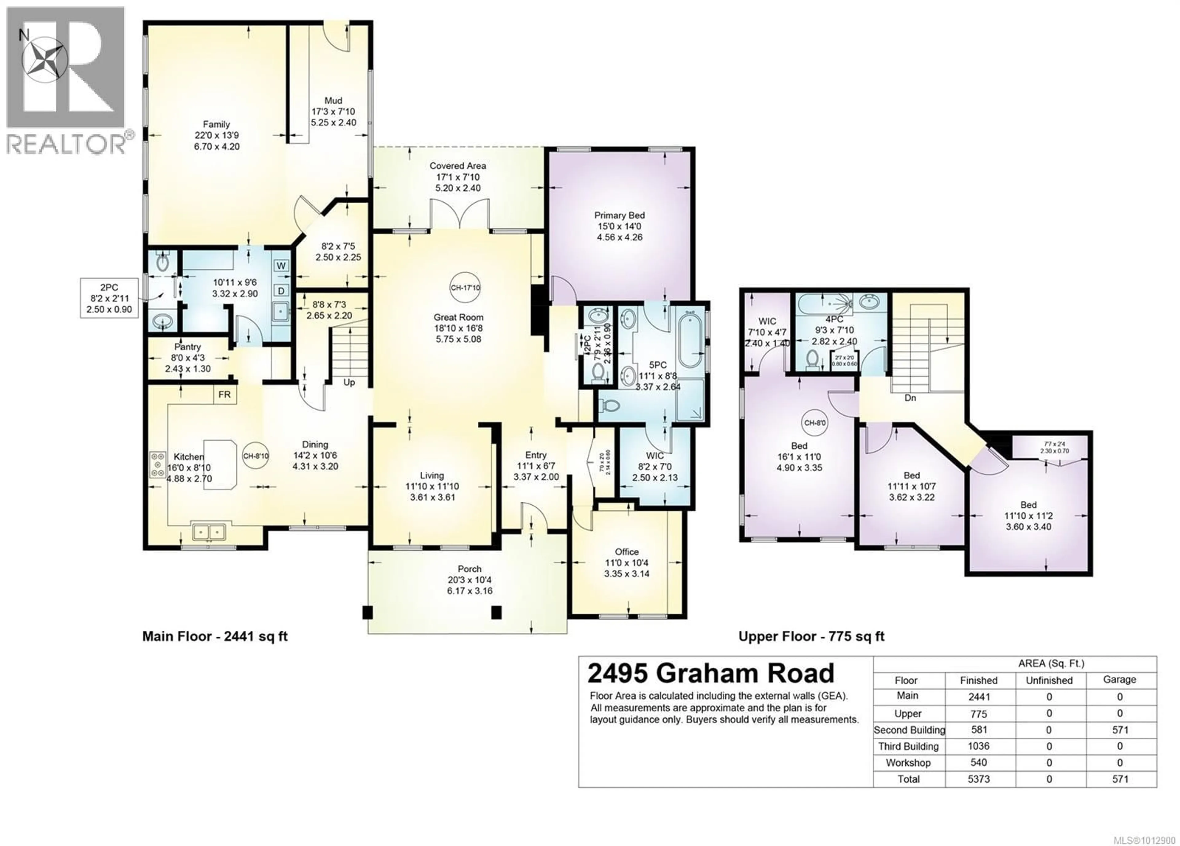 Floor plan for 2495 GRAHAM ROAD, Courtenay British Columbia V9J1T4