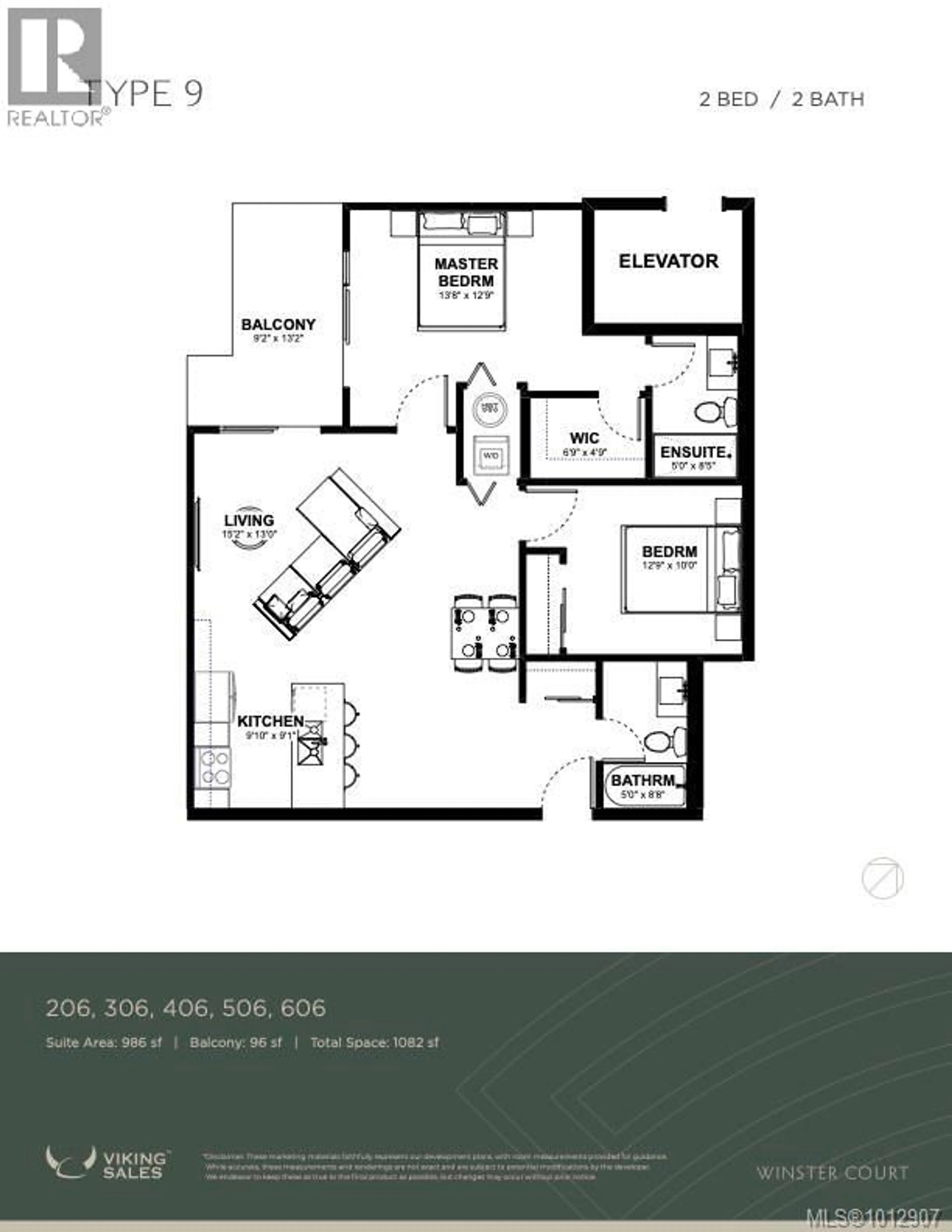 Floor plan for 506 - 2770 WINSTER ROAD, Langford British Columbia V9B7C7