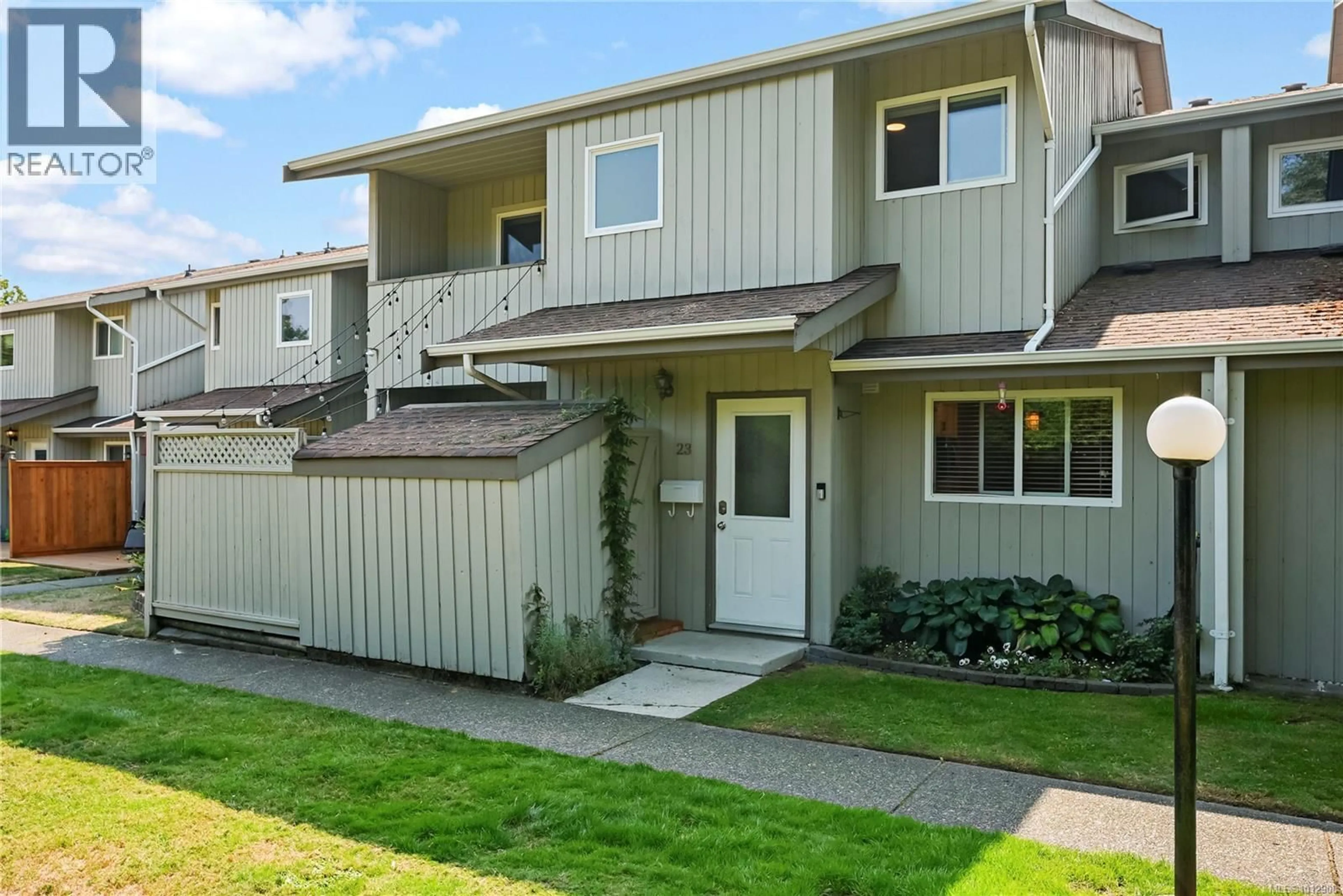 Home with vinyl exterior material, street for 23 - 2771 SPENCER ROAD, Langford British Columbia V9B4E2
