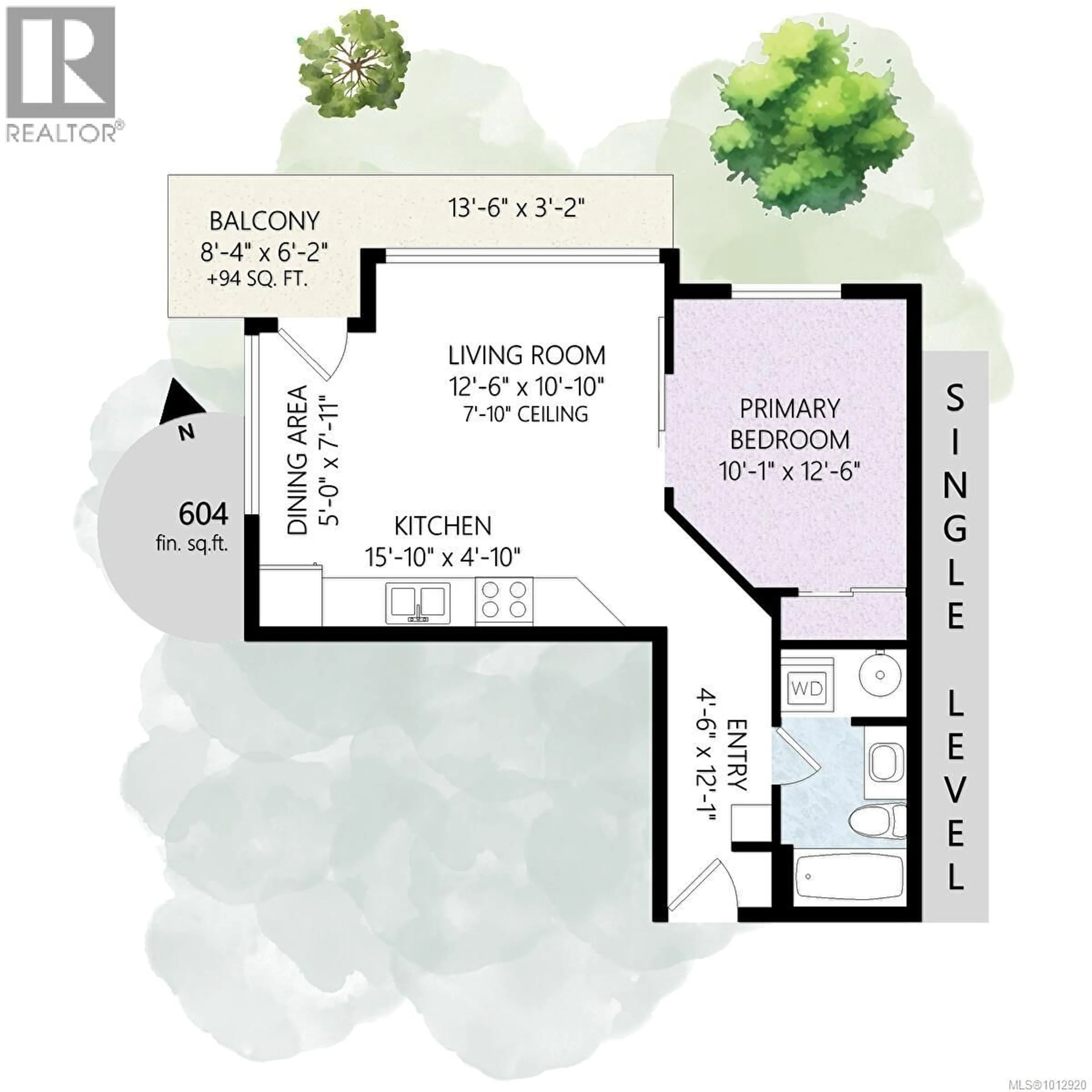 Floor plan for 303 - 1155 YATES STREET, Victoria British Columbia V8V3N1