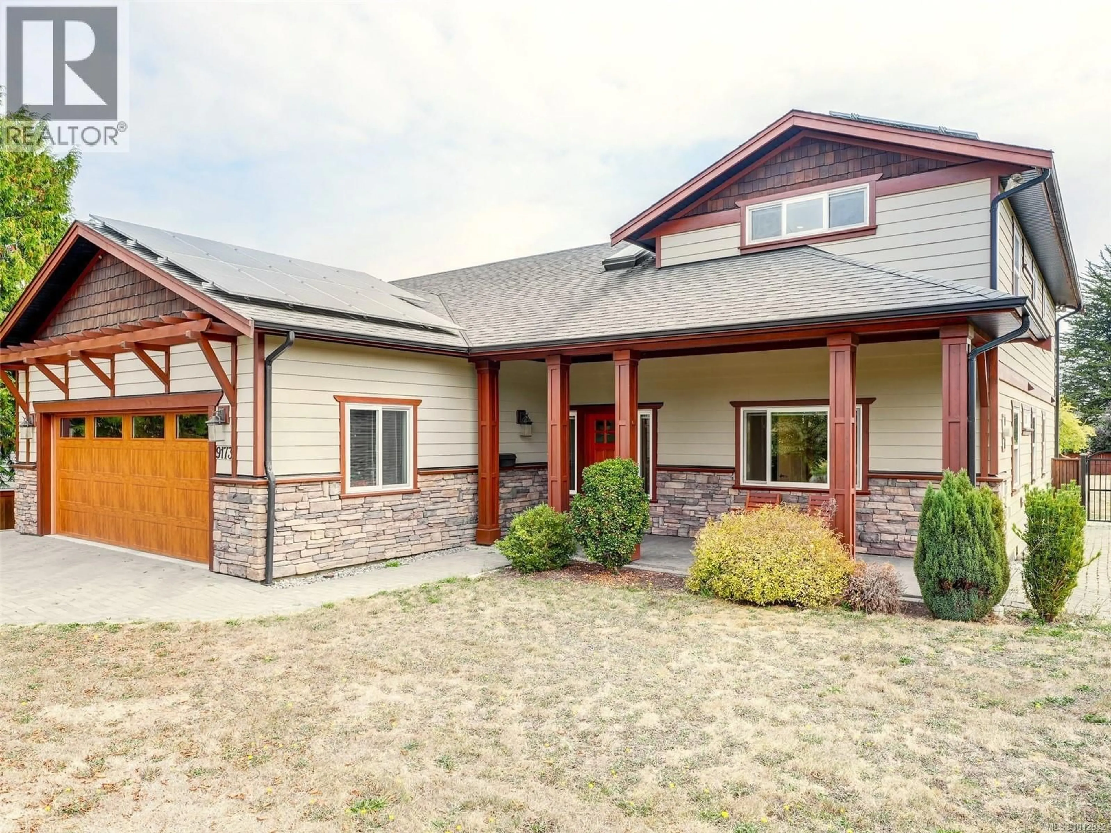 Home with brick exterior material, unknown for 9173 BASSWOOD ROAD, North Saanich British Columbia V8L3W8